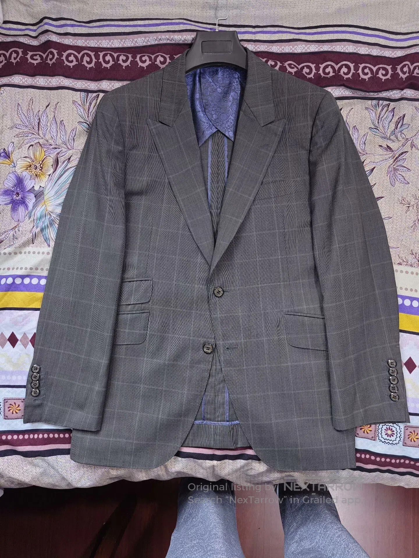 Ermenegildo Zegna Custom Zegna Wool-Linen Blend Suit. Size US M / EU 48-50 / 2 - 6 Thumbnail