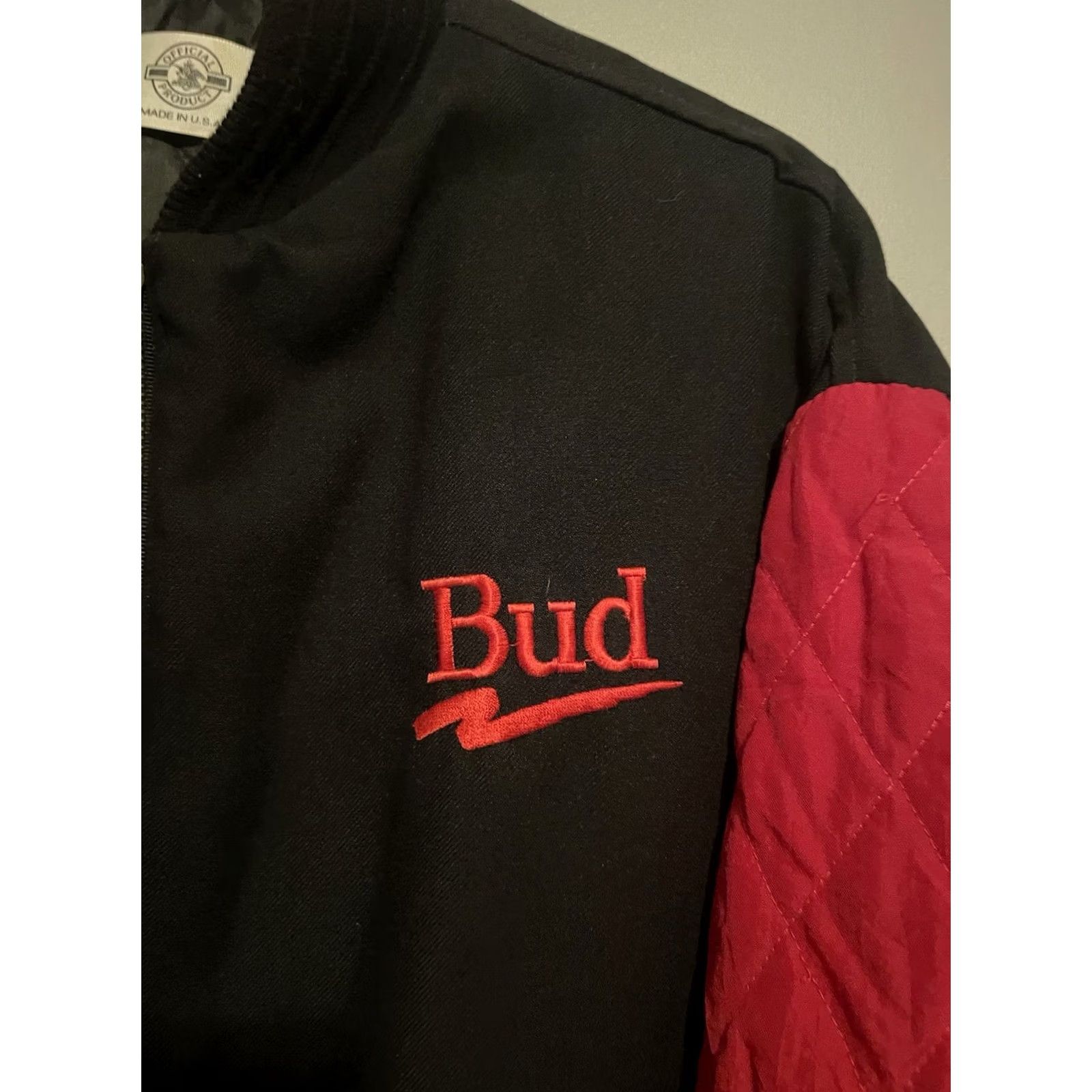 Budweiser VINTAGE Budweiser Official Product Bomber Jacket Shirt? Size US L / EU 52-54 / 3 - 7 Thumbnail
