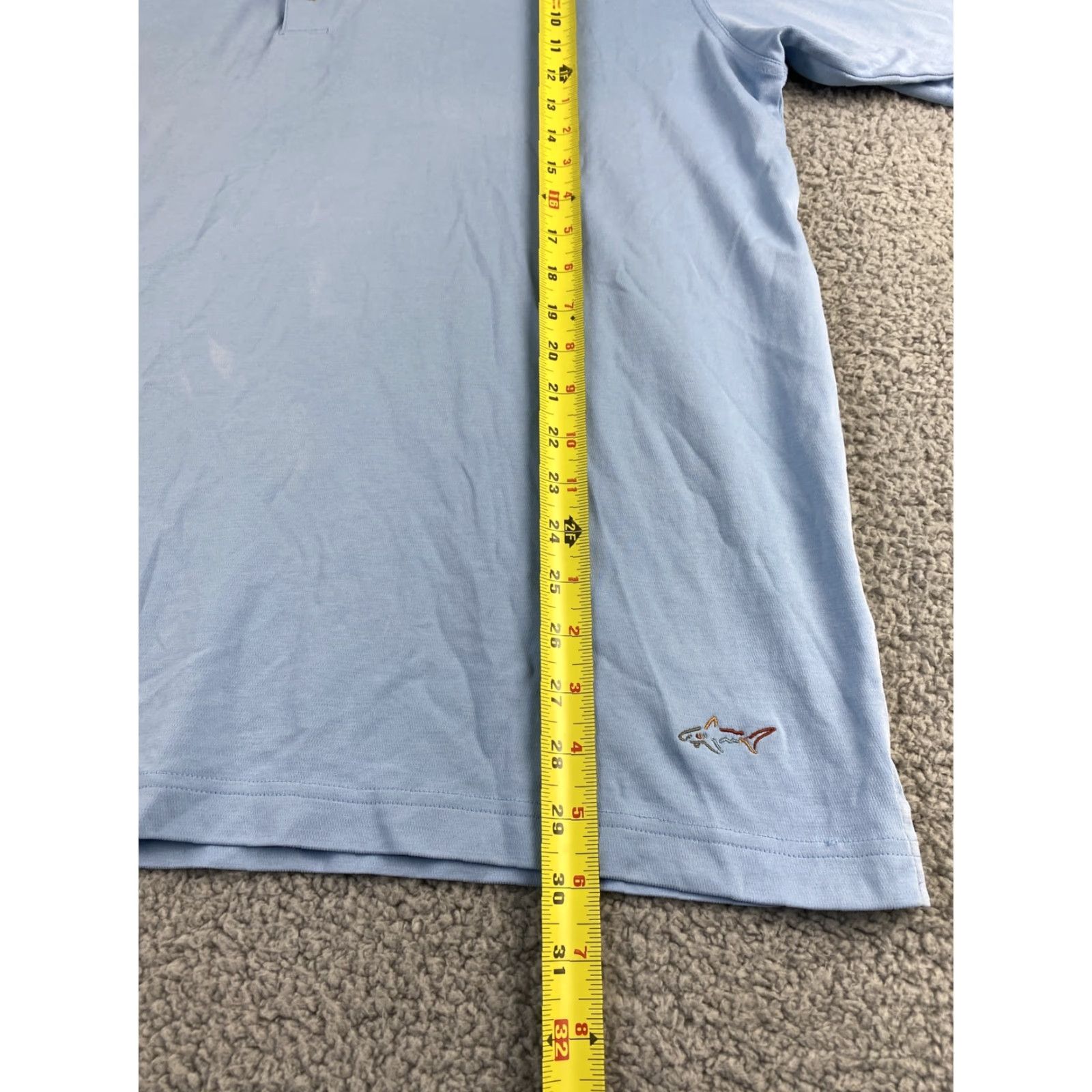 Vintage Men's Greg Norman Polo Shirt 3 Button Play Dry Cooling Fabric Blue 37-14 Men's Size US XXL / EU 58 / 5 - 7 Thumbnail