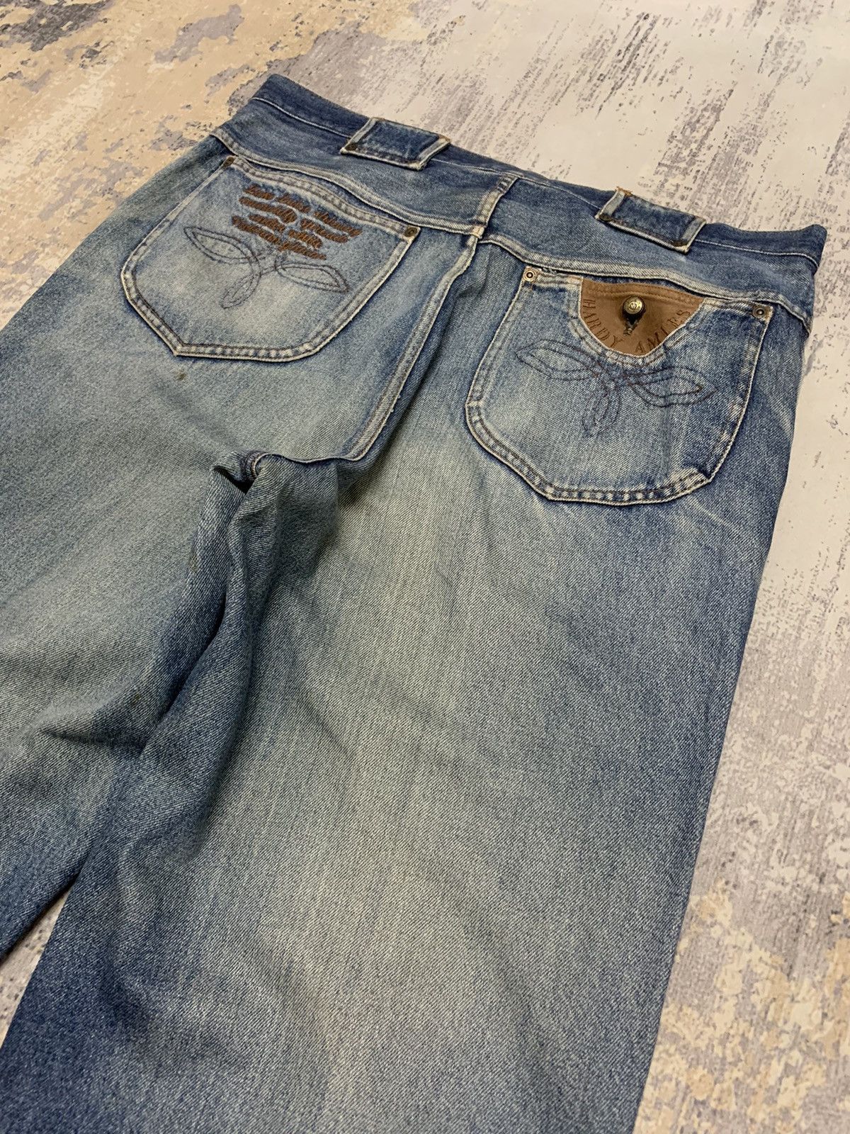 Hysteric Glamour Vintage Japanese Brand Distressed Baggy Style Jeans 36x28 Size US 36 / EU 52 - 13 Thumbnail
