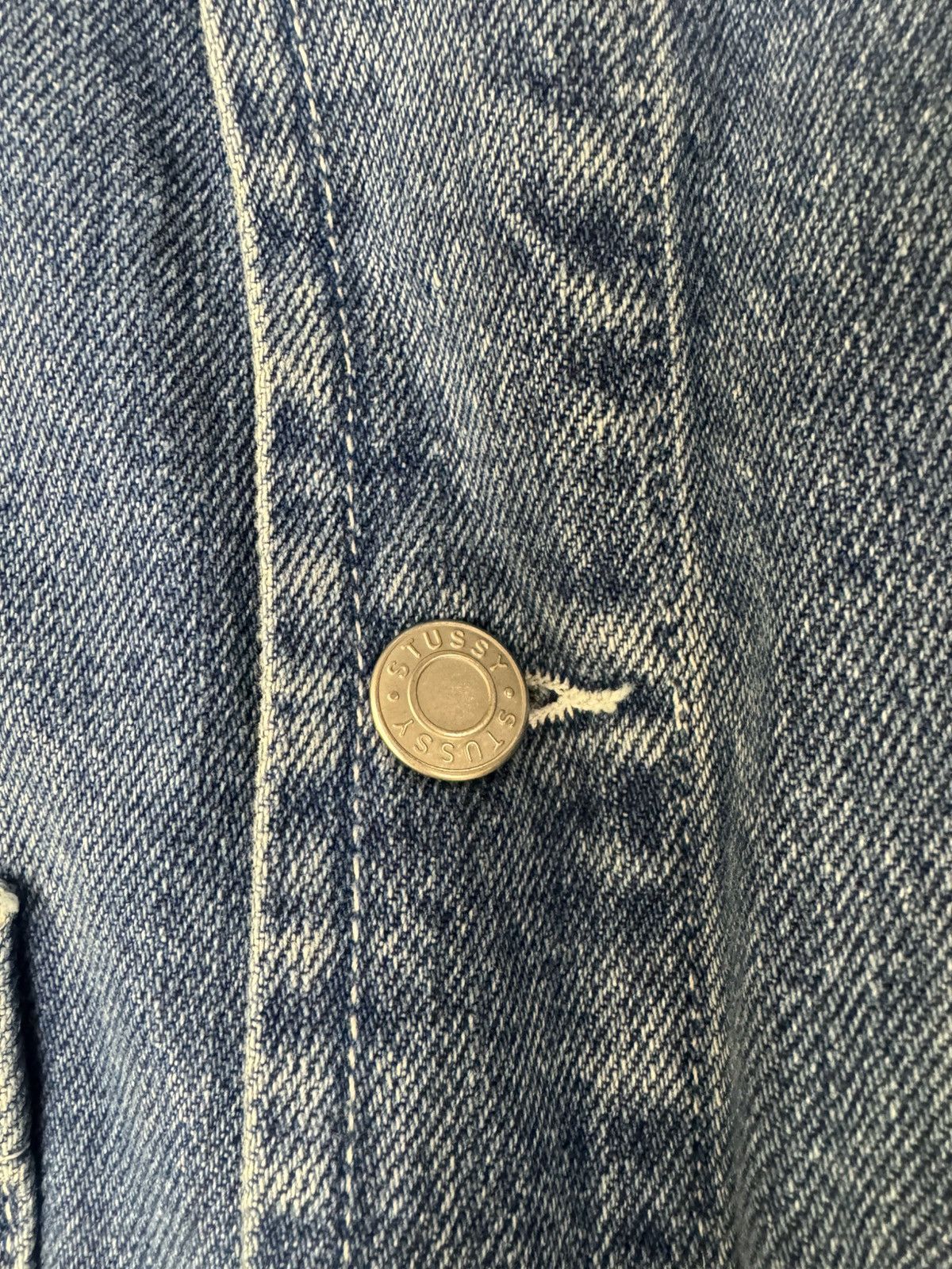 Stussy Stussy Denim Chore Jacket Size US XL / EU 56 / 4 - 4 Thumbnail