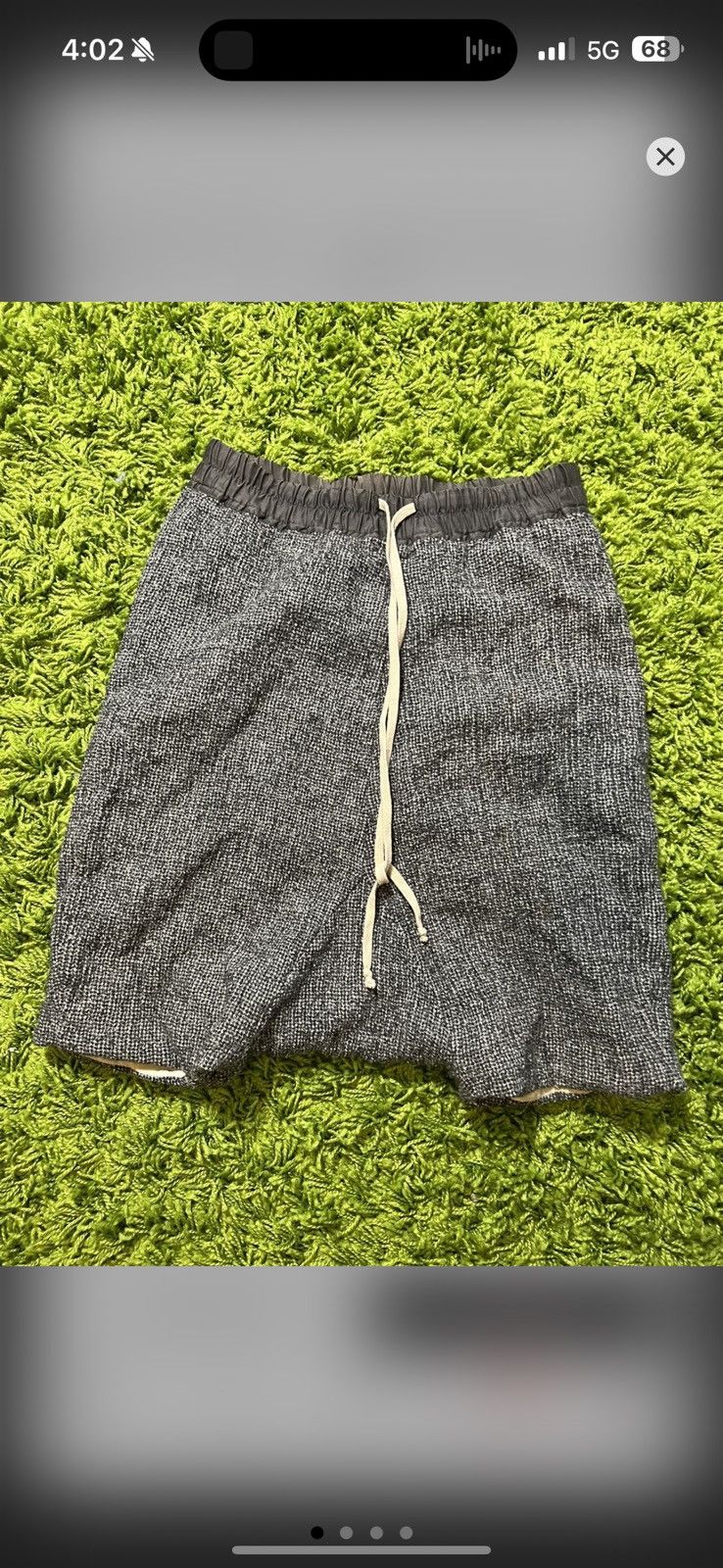 Rick Owens Rick Owens FW12 Mountian Wool Pod Shorts | Grailed