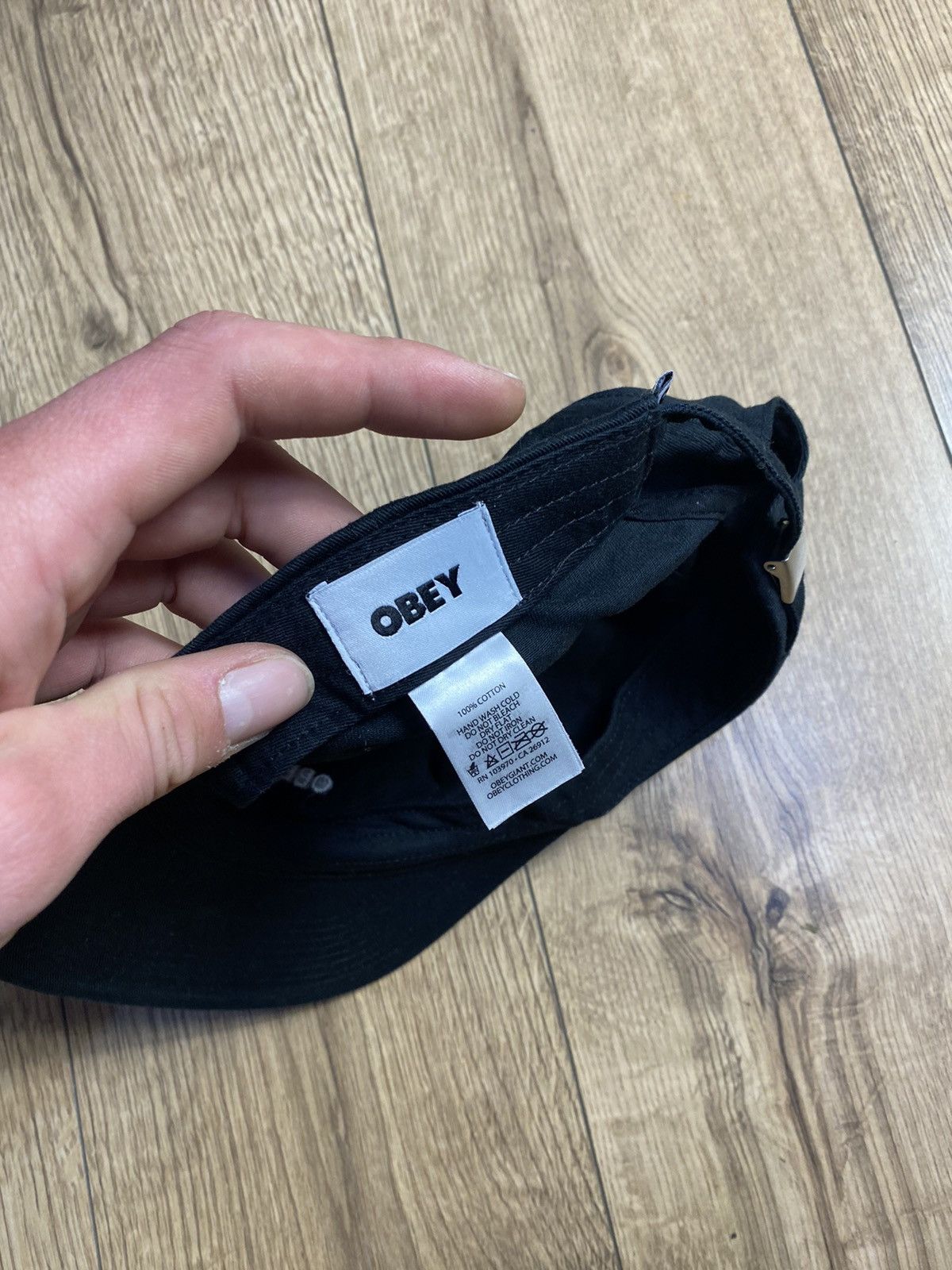 Obey Obey black cap Size ONE SIZE - 4 Thumbnail