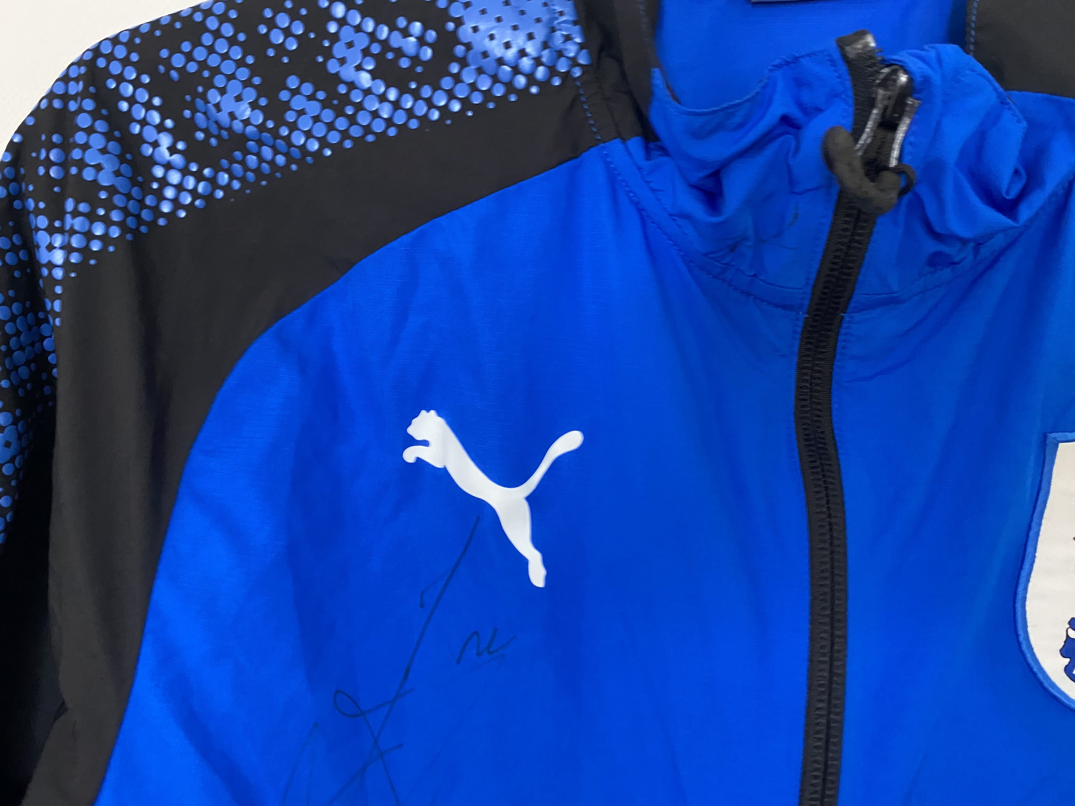 Puma HUDDERSFIELD TOWN 2018 TRAINING TRACK JACKET FOOTBALL SOCCER Size US S / EU 44-46 / 1 - 4 Thumbnail
