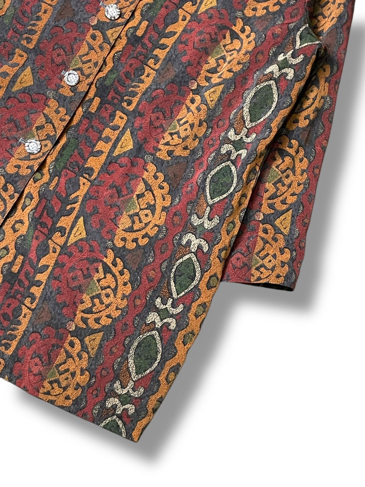 Japanese Brand × Vintage Vintage MONAC Ladies Fashion Abstract Shirts (75) Size M / US 6-8 / IT 42-44 - 4 Thumbnail