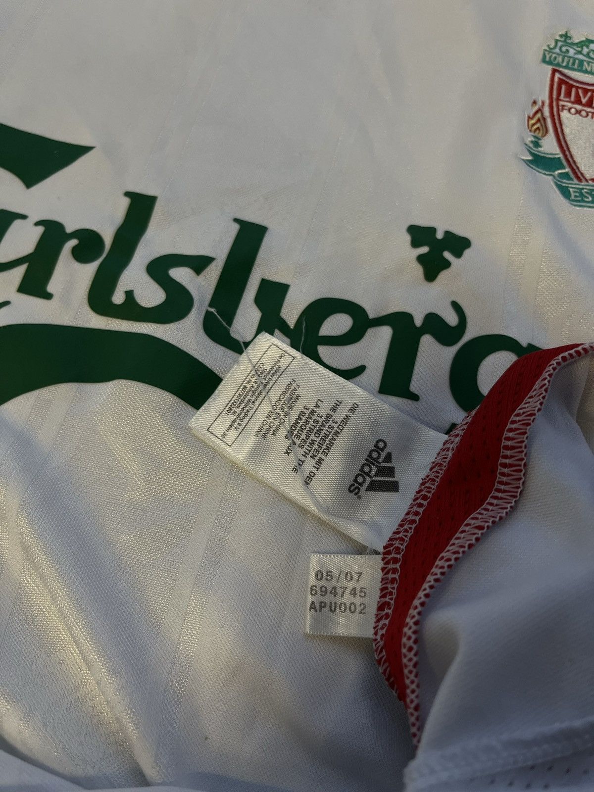 Adidas Vintage Blokecore Adidas Liverpool Jersey Drill Y2K Football Size US XL / EU 56 / 4 - 5 Thumbnail