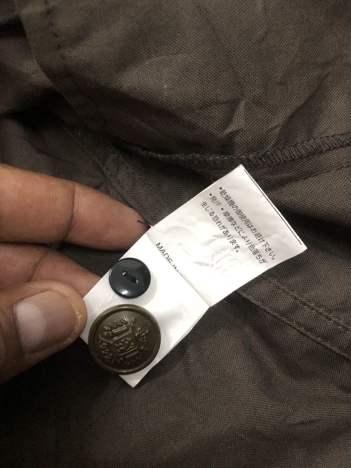 If Six Was Nine × Japanese Brand × Le Grande Bleu (L.G.B.) JAPANESE BRAND BONDAGE ACID WASH JACKET PUNK GOTHIC STYLE Size US M / EU 48-50 / 2 - 12 Thumbnail