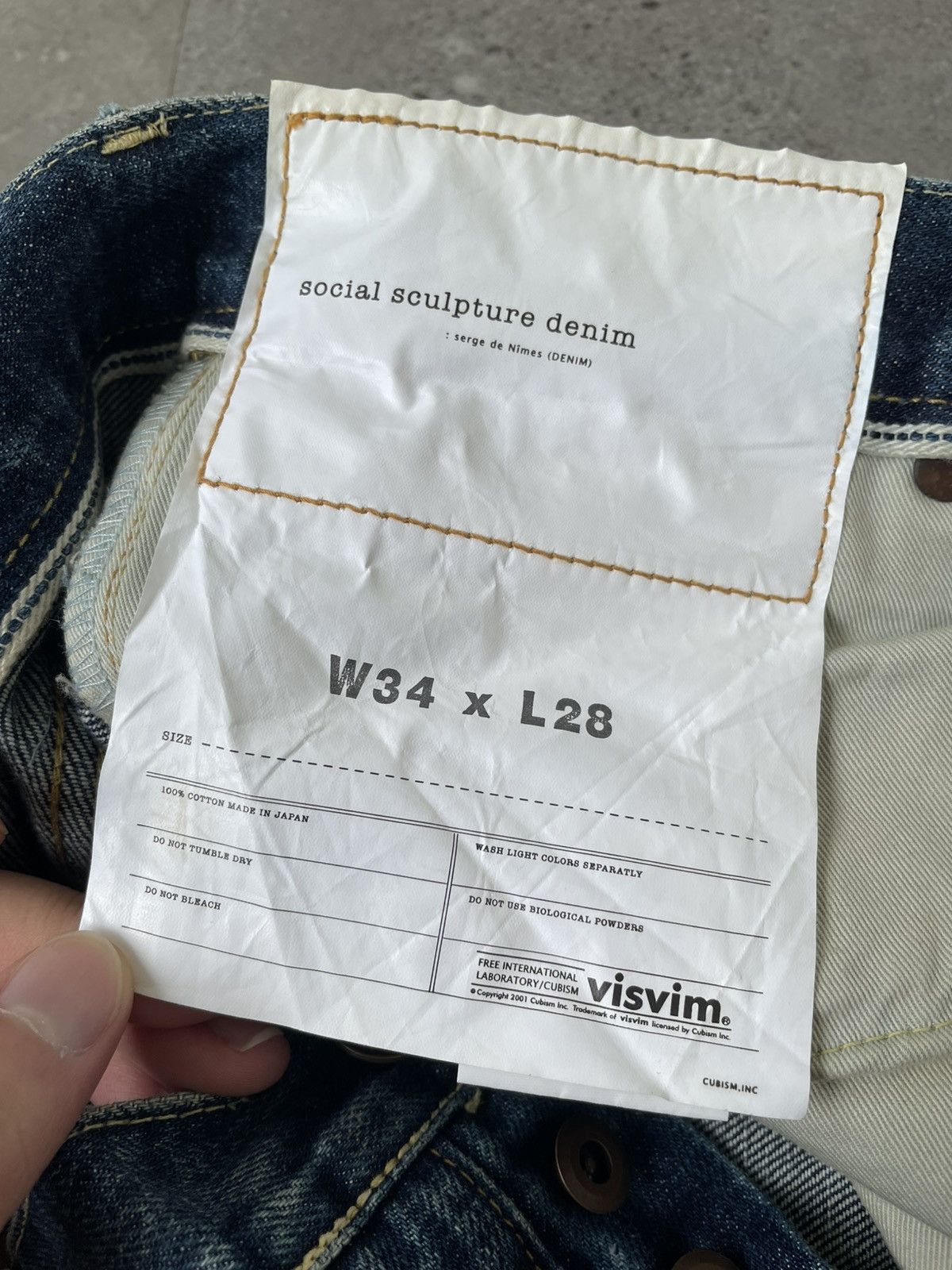 Visvim Visvim Social Sculpture 10 Damaged 17 19AW Size US 34 / EU 50 - 10 Thumbnail