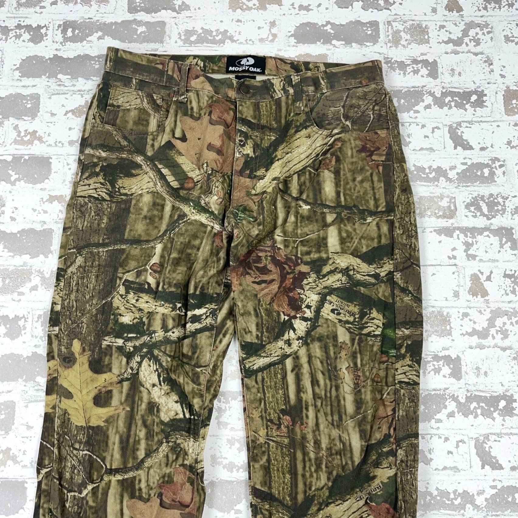 Vintage Vintage Mossy Oak Jeans Men 36x34 Denim Straight Leg 5-Pocket Camo Brown Mossy Oak Mens Jeans Size US 36 / EU 52 - 5 Thumbnail