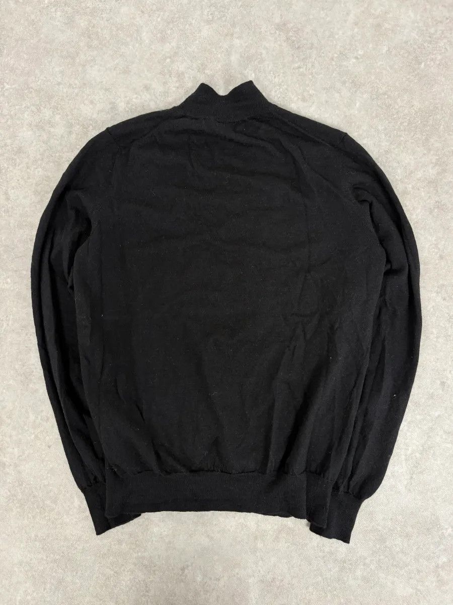 AW2021 Prada Minimalist Black Wool Sweater