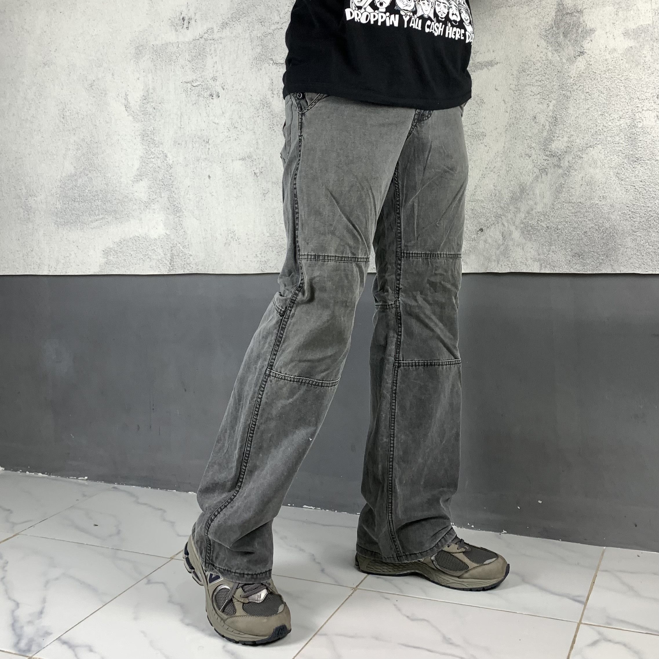 PPFM Pants Japanese Brand Multi Pocket Baggy