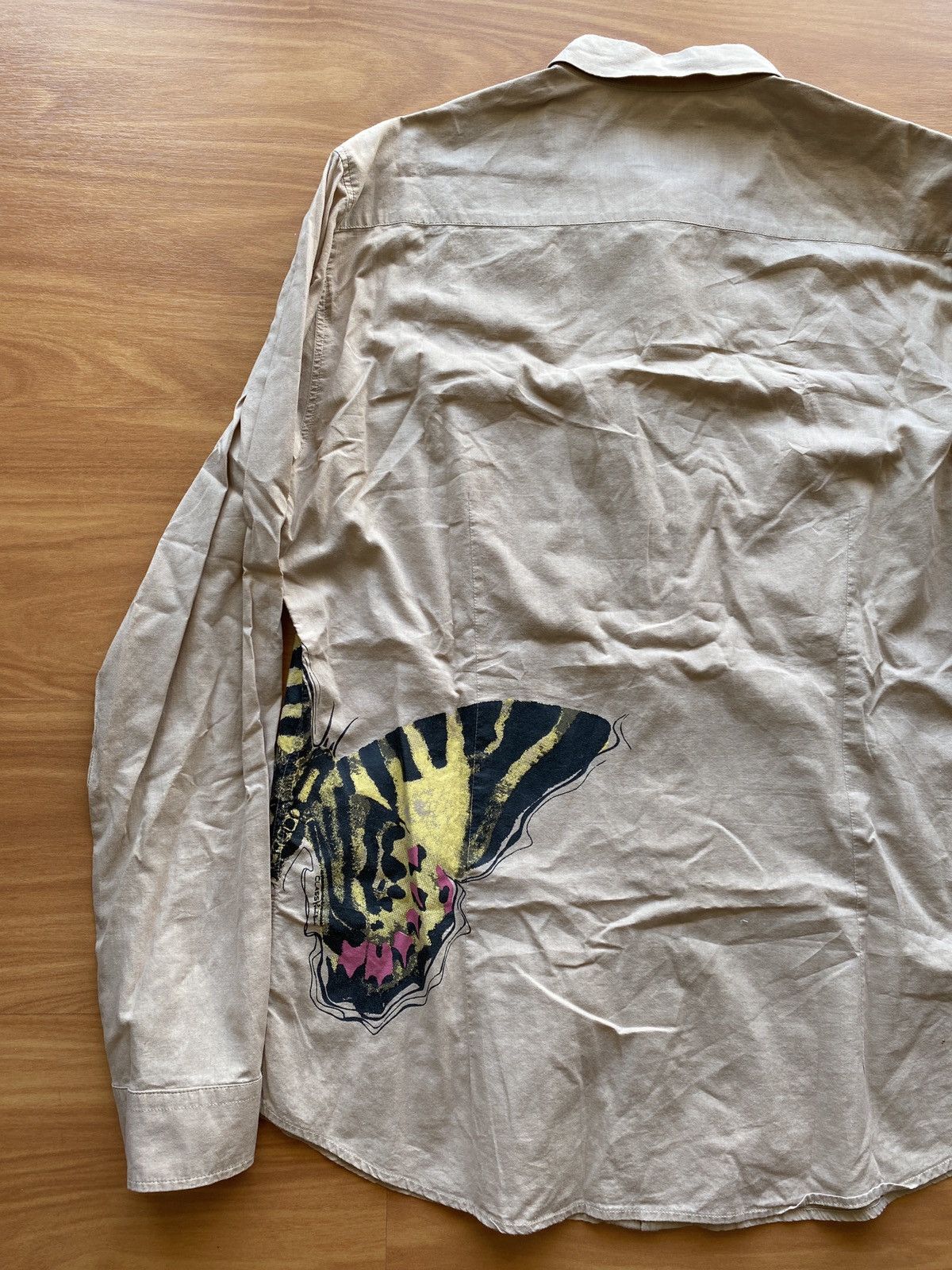 Roberto Cavalli Cavalli Butterfly Button Up Shirt Size US L / EU 52-54 / 3 - 1 Thumbnail