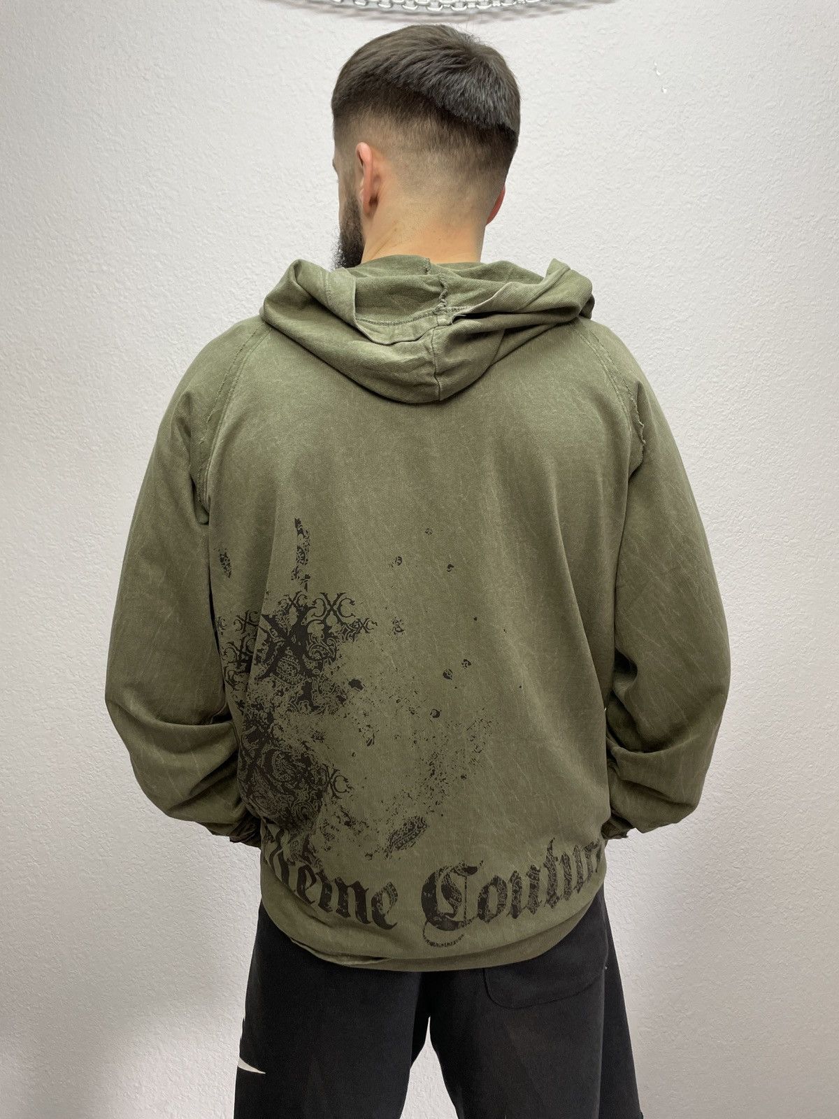 Vintage Y2K Xtreme Couture Light Zip Hoodie Affliction Type