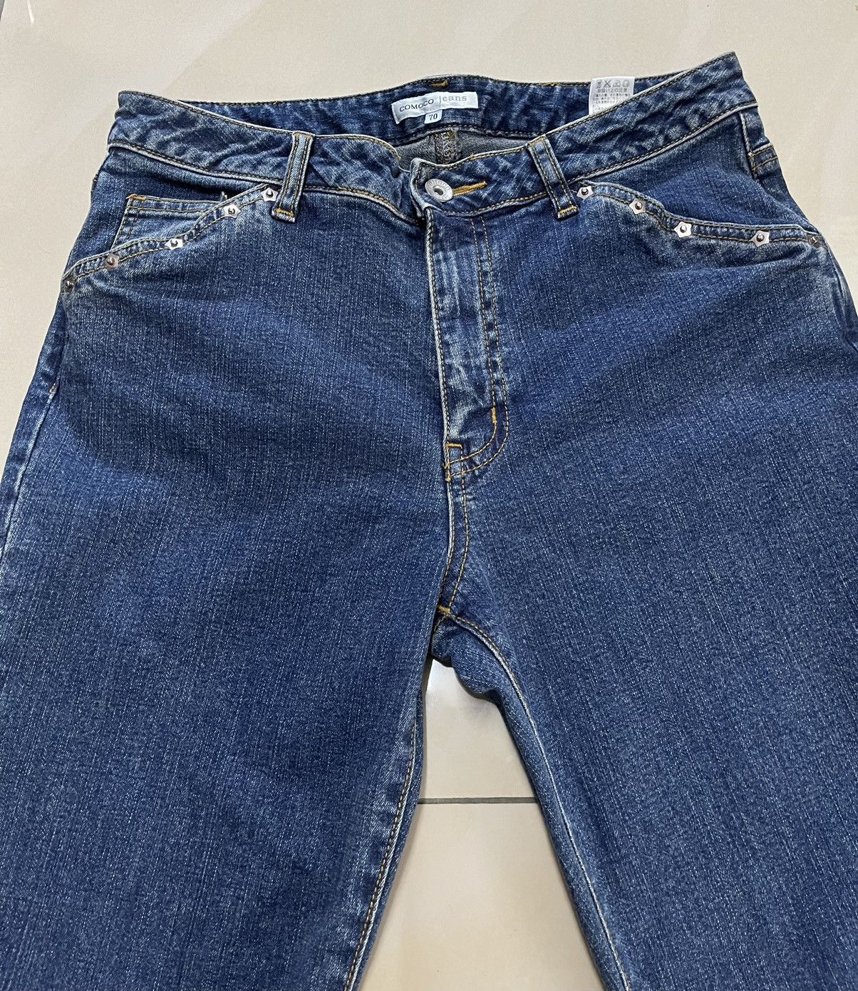 Tornado Mart Flare Jeans comoco Iron star bead wideleg Size US 29 - 6 Thumbnail