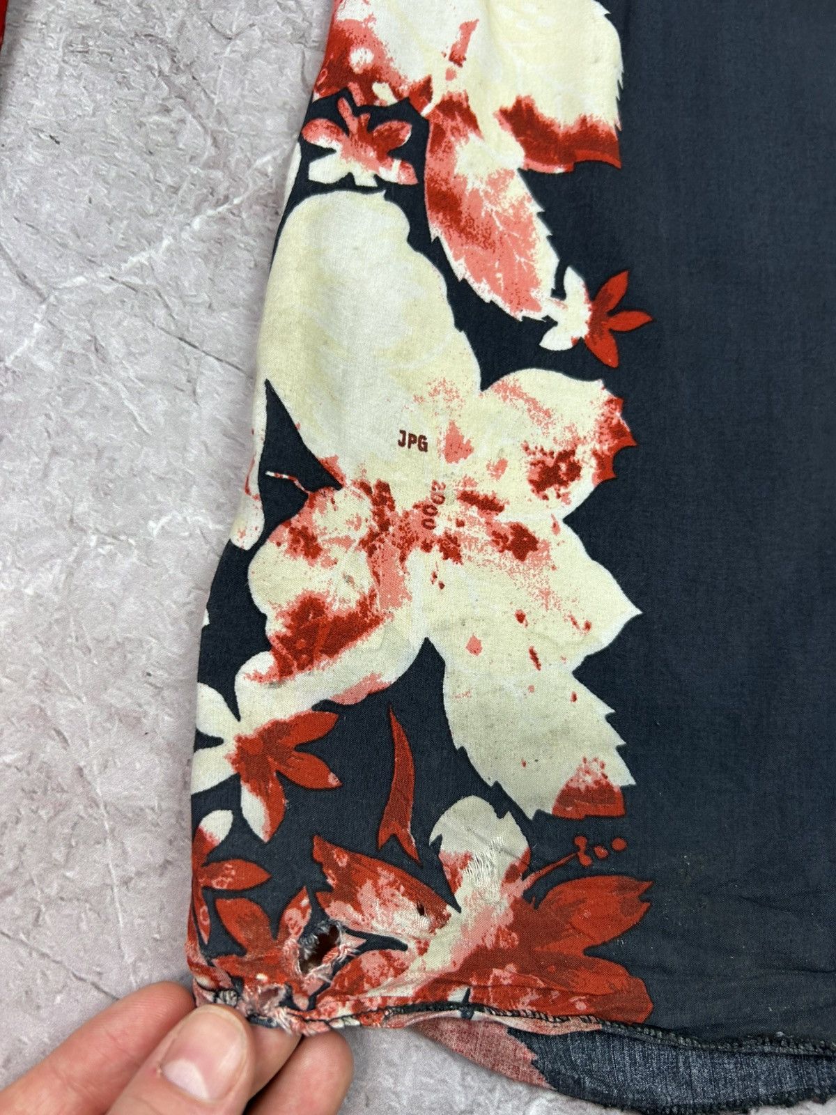 Jean Paul Gaultier Vintage JPG Jean's Jean Paul Gaultier Floral Pants Size 26 Size 26" / US 2 / IT 38 - 13 Thumbnail