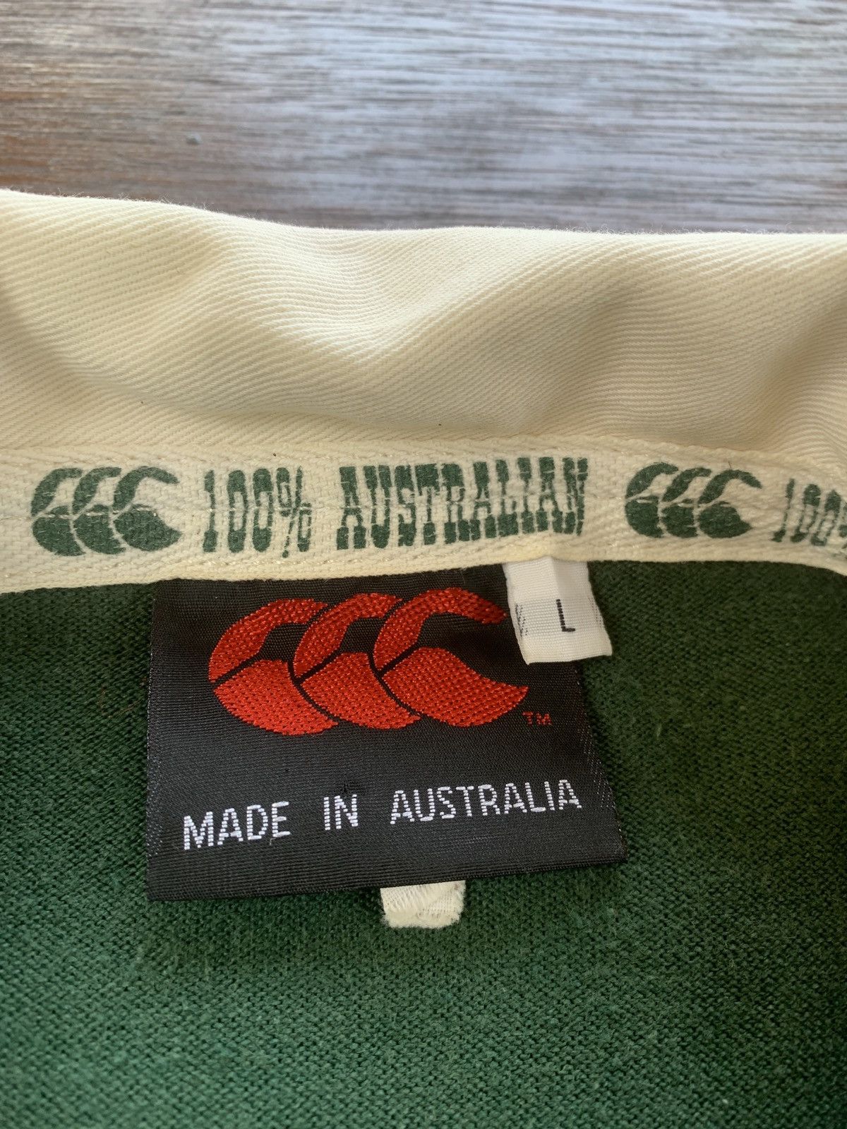 Canterbury of New Zealand × Vintage Vintage Canterbury CCC rugby Australia rugby shirt Size US L / EU 52-54 / 3 - 3 Thumbnail