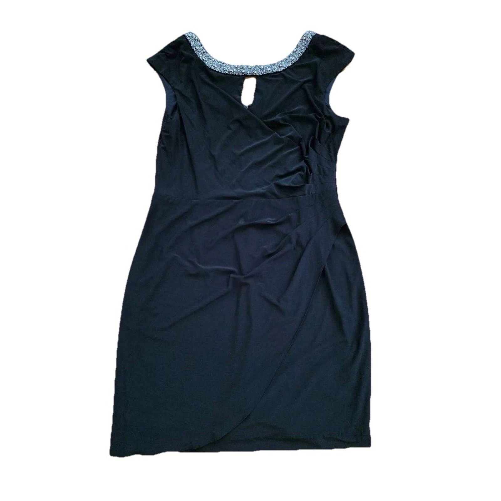 &Daughter Jeanne Alexander Sheath Dress Black Size 16 A001240 Size XXL / US 16-18 / IT 52-54 - 2 Thumbnail