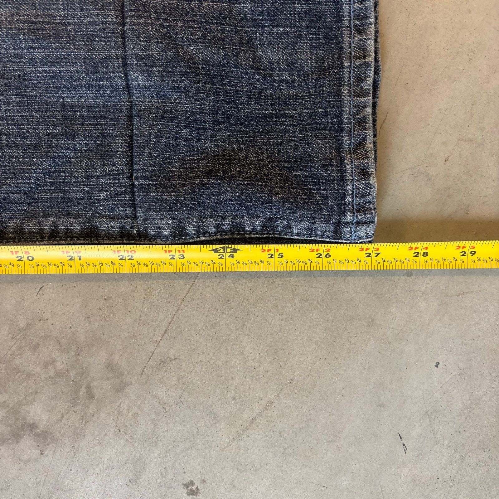 Vintage Vintage faded washed patchwork jeans Size US 27 - 4 Thumbnail