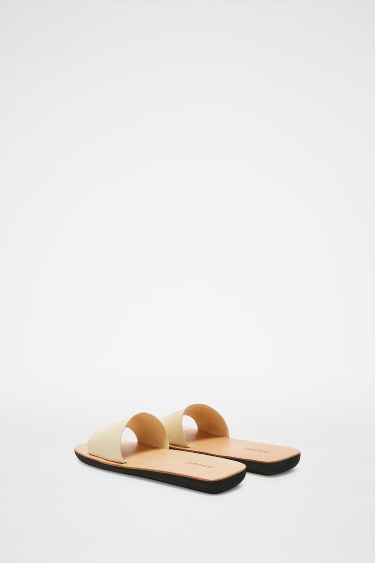 Jil Sander o1y1025 Slippers in Cream Size US 8 / IT 38 - 4 Thumbnail
