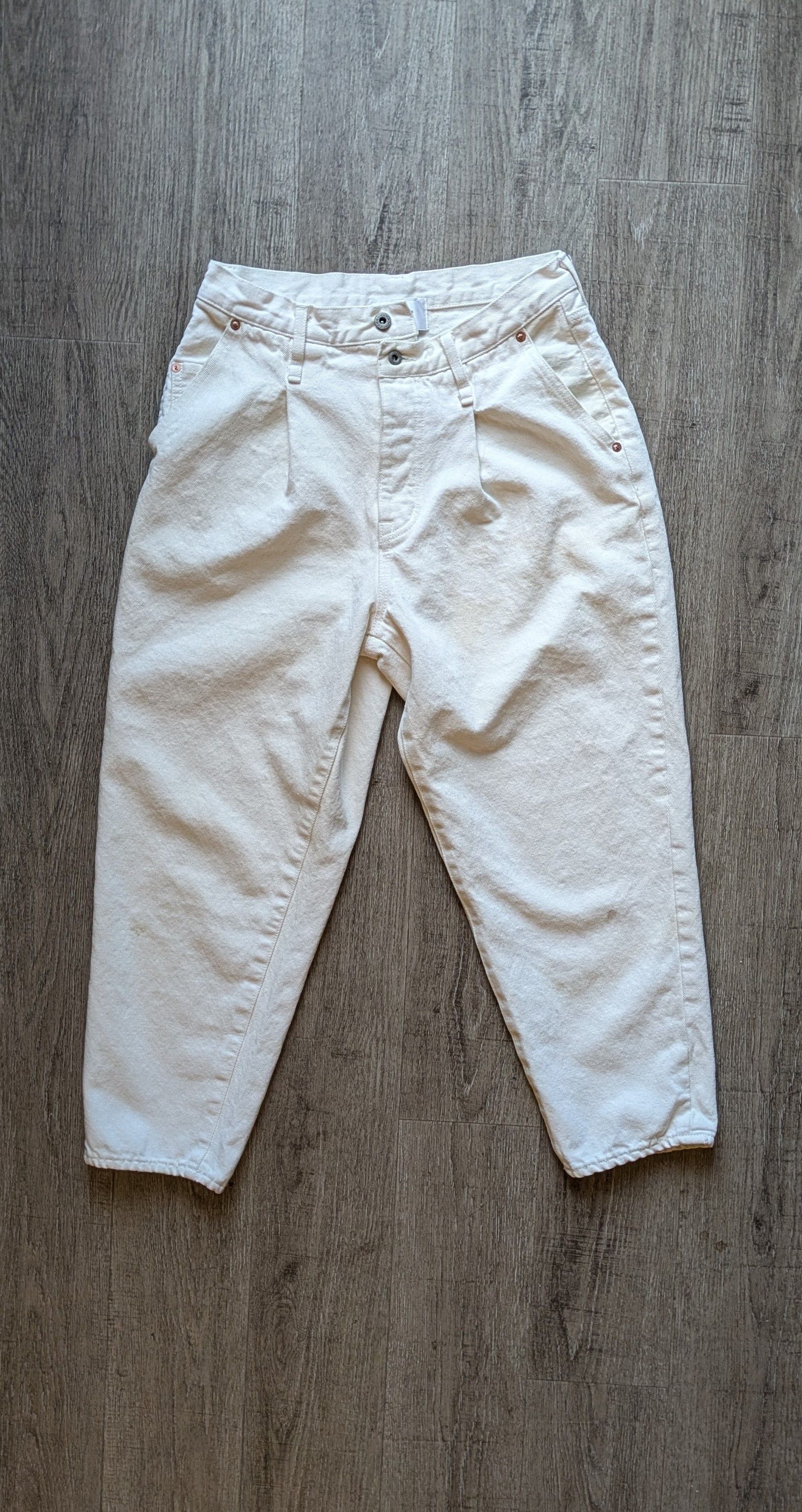 Doublet Silk Denim Wide Tapered Trousers Size US 30 / EU 46 - 1 Thumbnail
