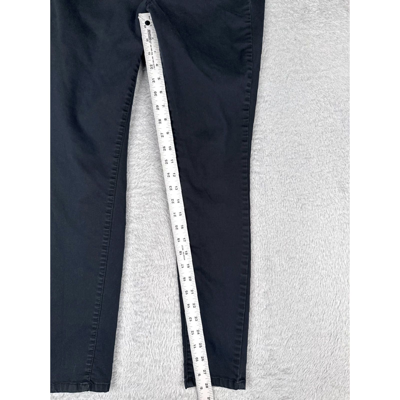 Vintage SO Jeans Womens Black Denim Skinny Pull-on 34x28 Regular Mid Rise 5-Pocket Embroidered Cotton Blend Jeans Men’s? Size 36" / US 14 / IT 50 - 7 Thumbnail