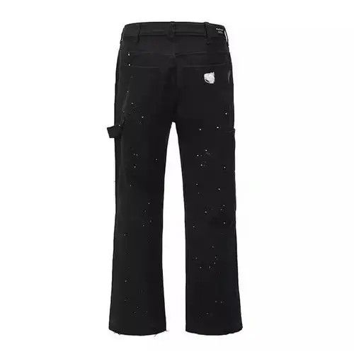 Other Paint Detail Patchwork Cargo Flared Pants Size US 32 / EU 48 - 4 Thumbnail