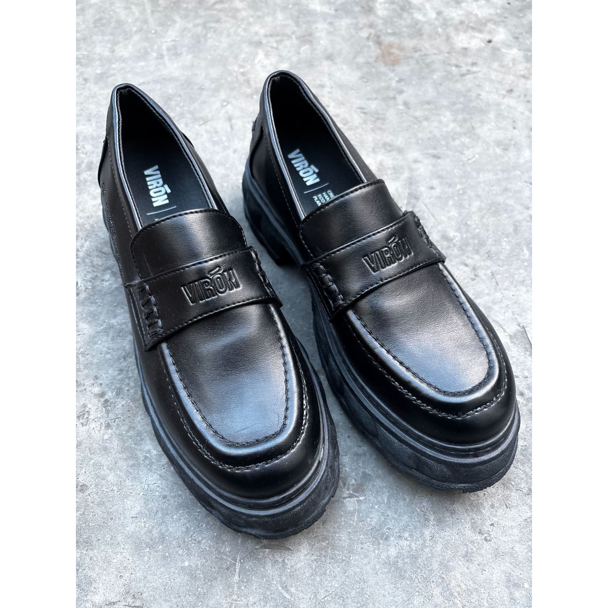 VIRON Viron Black Sustainable Loafers Size 40 Eco-Responsible Plan Size US 7 / EU 40 - 1 Thumbnail