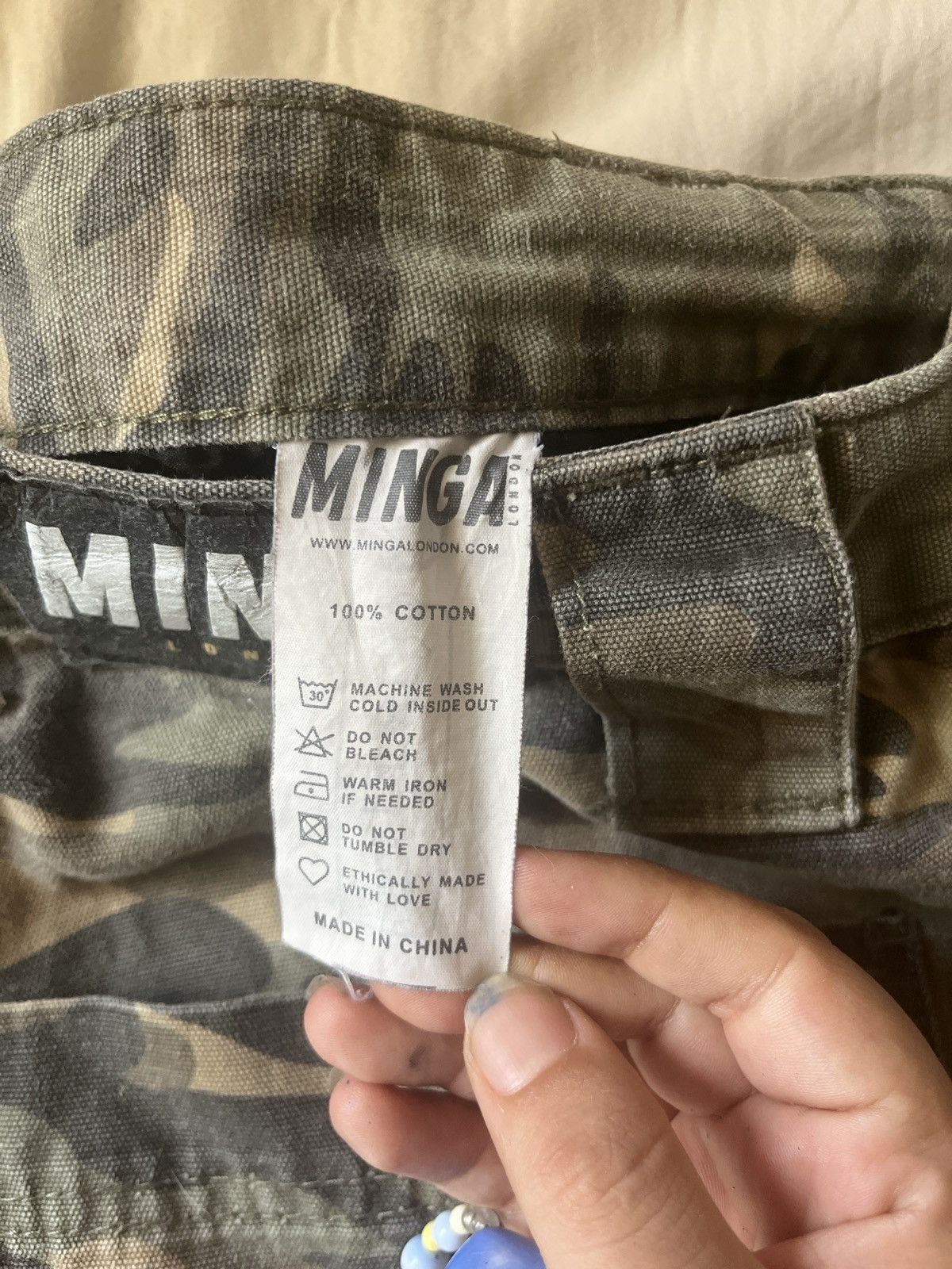 Minga London Trek Camo Wide Leg Cargo Pants Size 28" / US 6 / IT 42 - 5 Thumbnail