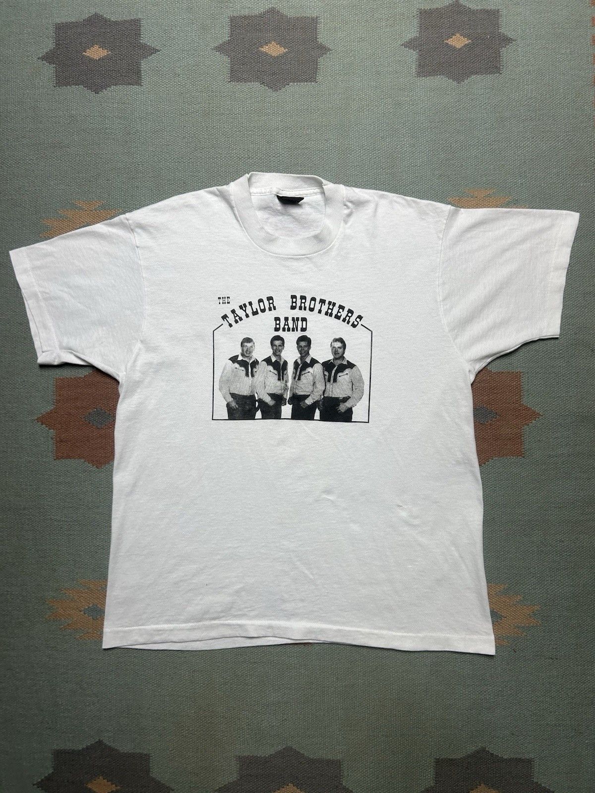 Vintage Vtg 90s t shirt the Taylor brothers country screen stars XL Size US XL / EU 56 / 4 - 1 Thumbnail