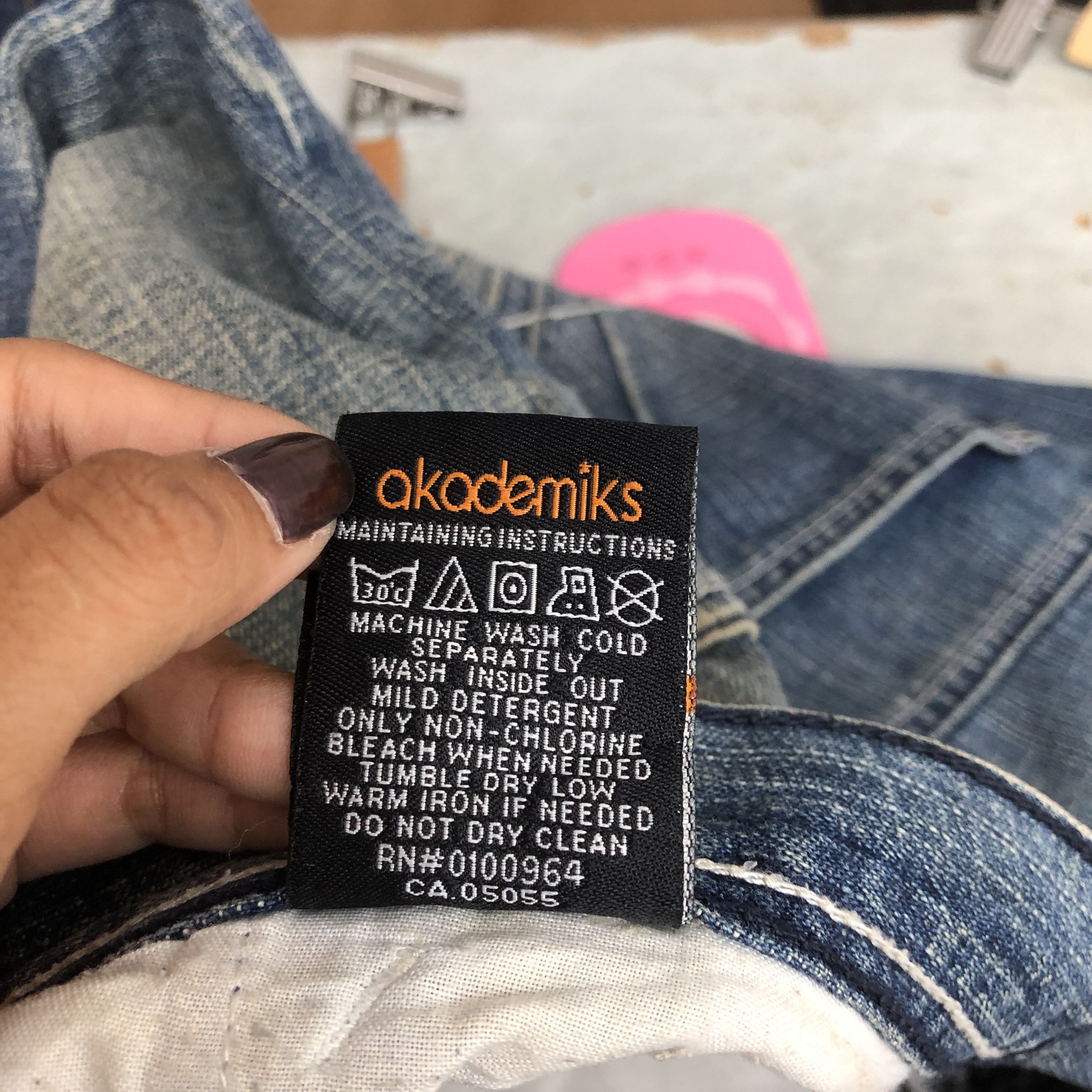 Akademiks Crazy Y2K/2000s Akademik Baggy Jeans Faded JNCO Skater Denim Size US 34 / EU 50 - 8 Thumbnail