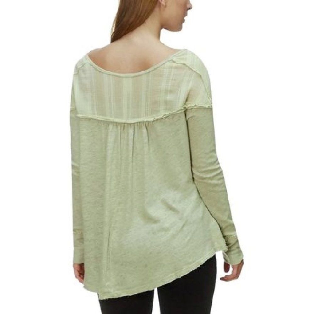 Free People Free People Olive Down Under Henley Top Size S Size S / US 4 / IT 40 - 2 Thumbnail