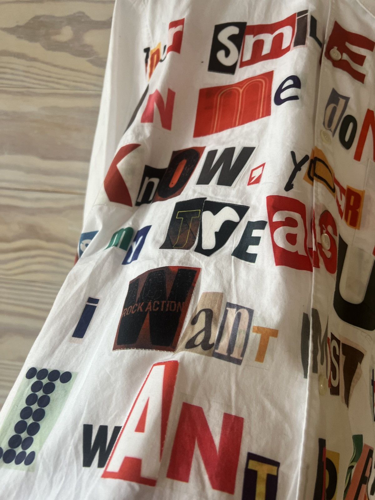 Comme des Garcons × Junya Watanabe Comme des Garçons Junya Poem shirt 2001 Size US M / EU 48-50 / 2 - 4 Thumbnail