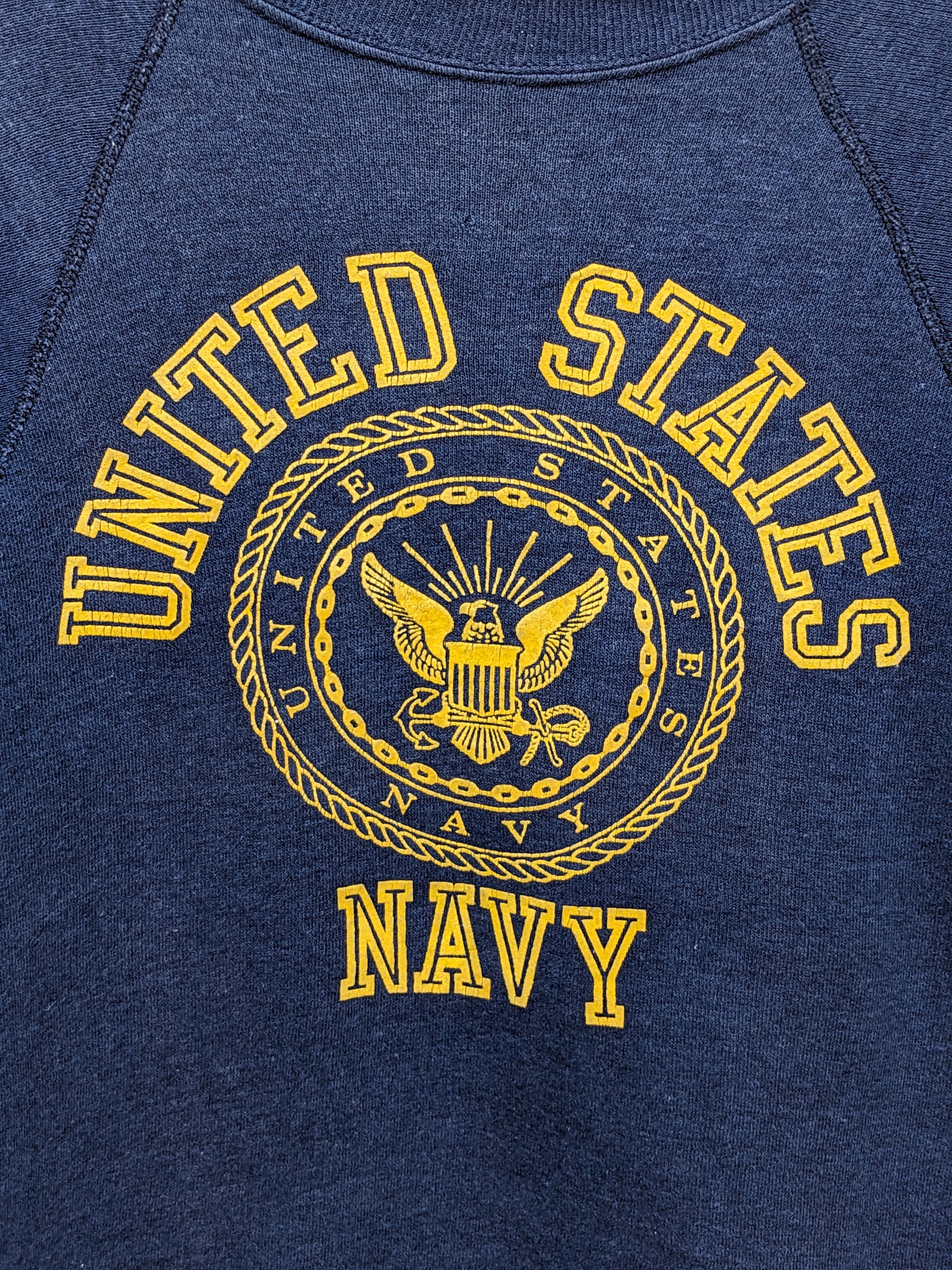 Vintage VINTAGE 70S ARTEX US ARMY UNITED STATES NAVY SWEATSHIRT Size US S / EU 44-46 / 1 - 3 Thumbnail