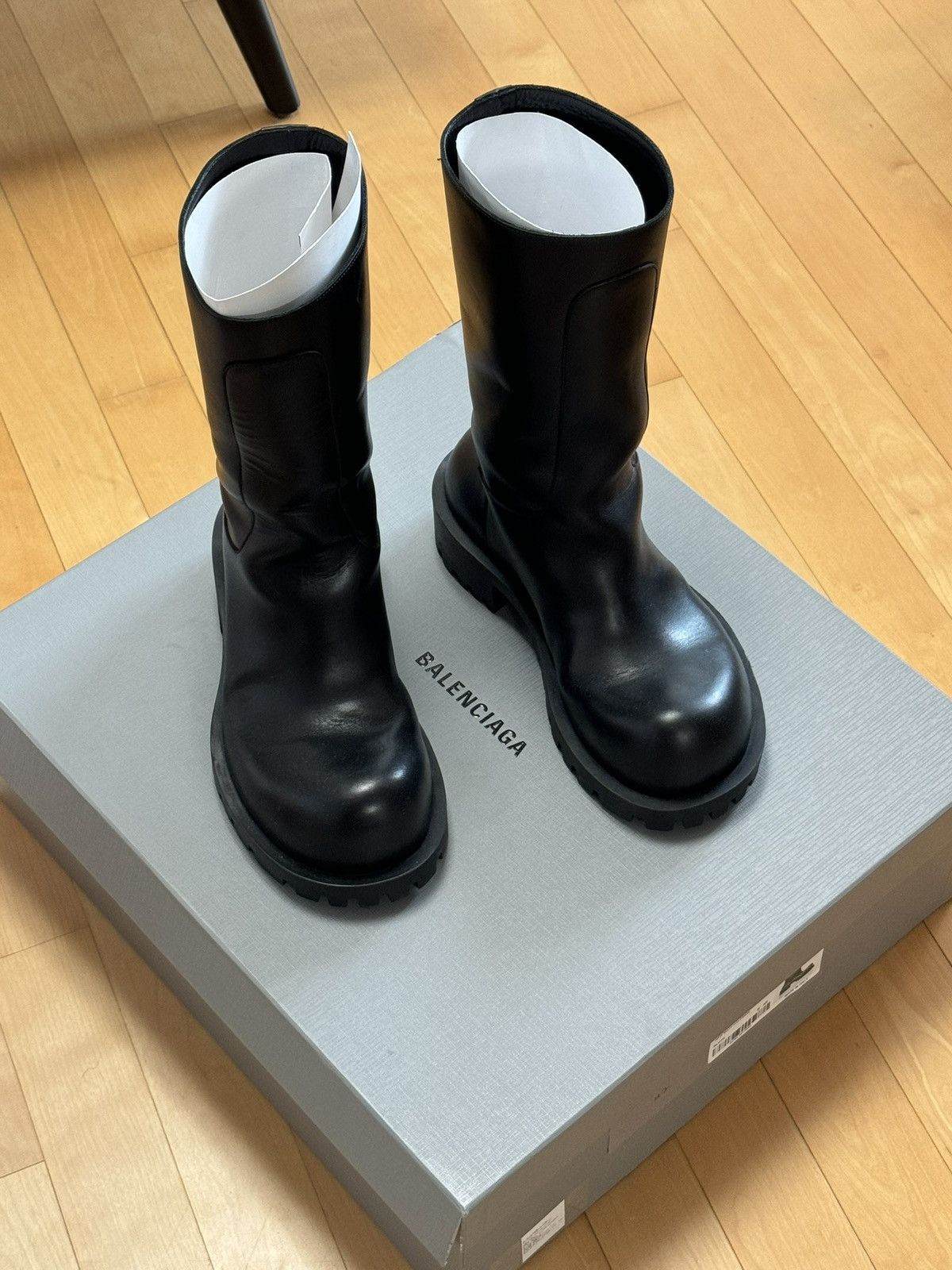 Balenciaga Hummer leather boots Size US 8 / EU 41 - 2 Thumbnail