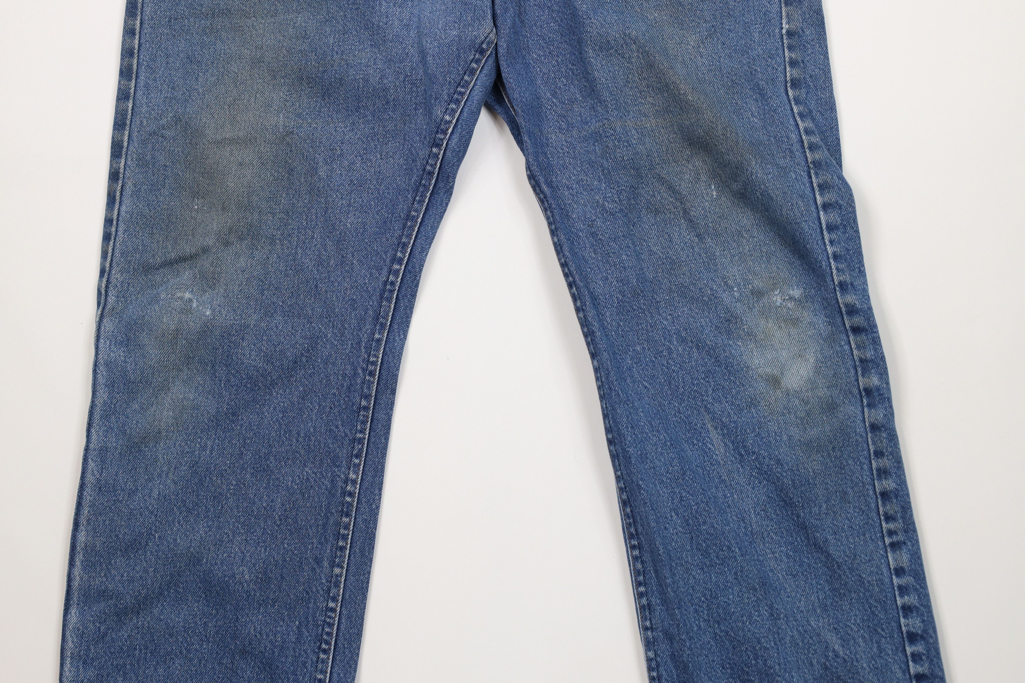 Lee Vintage 90s Lee Straight Leg Denim Jeans Blue Cotton USA Size US 36 / EU 52 - 3 Thumbnail