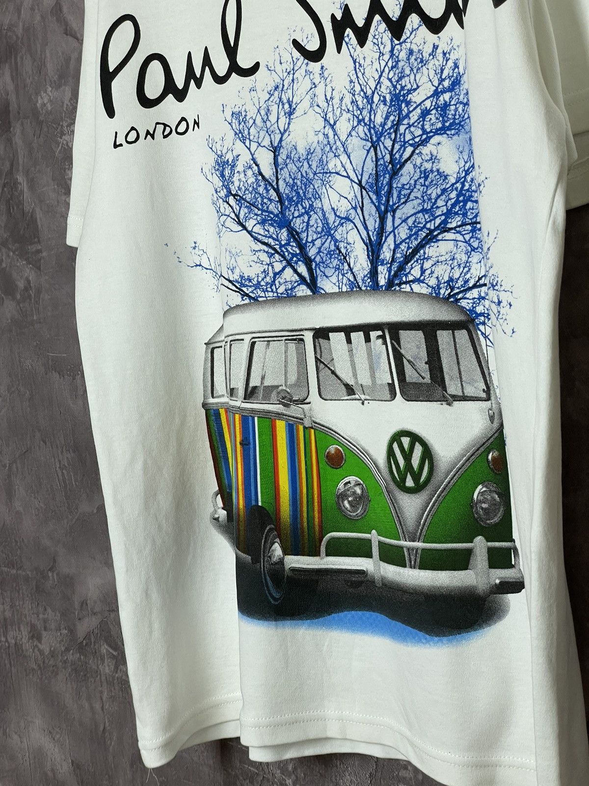 Designer × Paul Smith Paul Smith Big Logo Car Print T Shirt Size US L / EU 52-54 / 3 - 9 Thumbnail