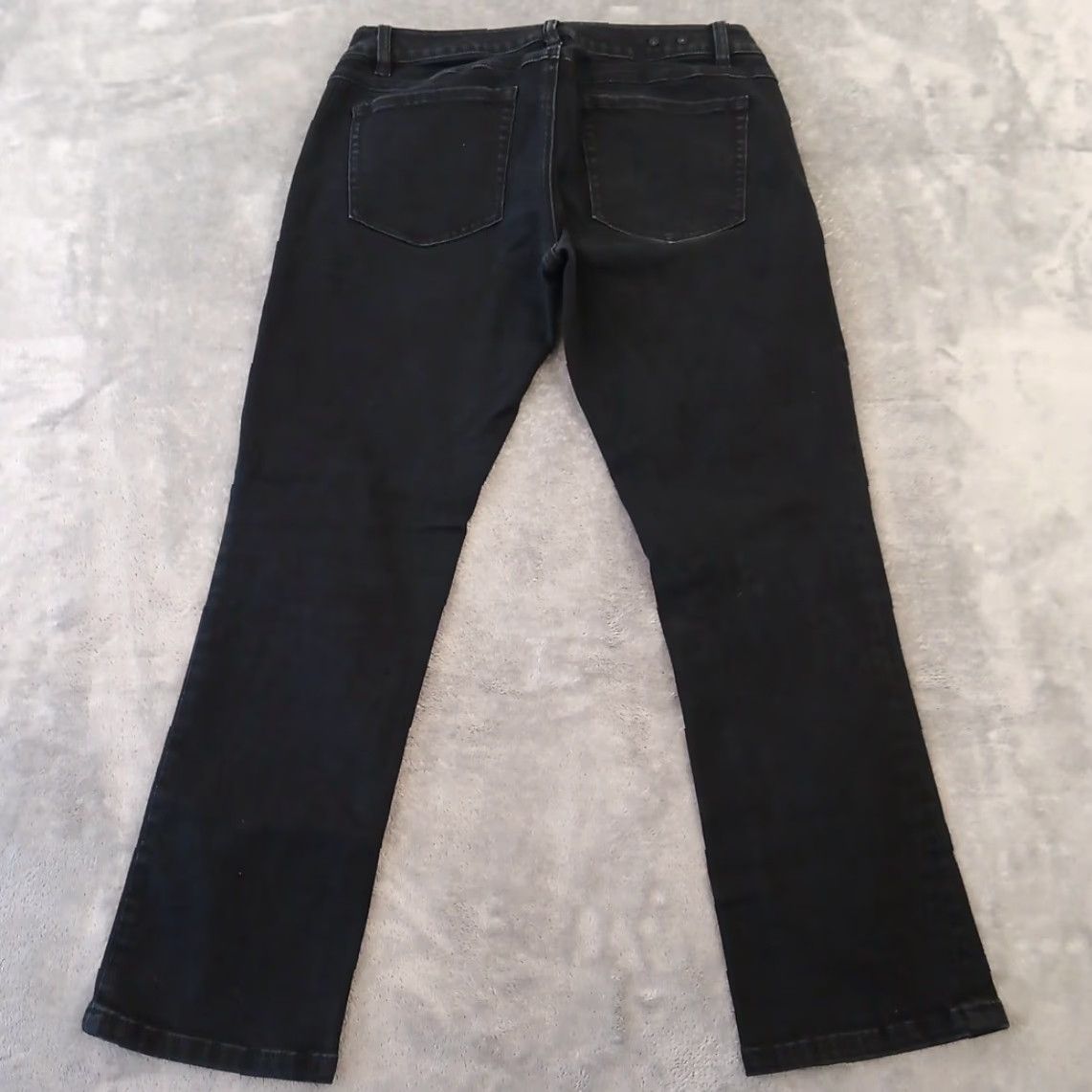 Vintage CAbi Cropped Jeans Womens Size 6 Black Stretch 28x25.5 Mid Rise Denim Jeans Womens 5-Pocket Design Stretchful? Size 28" / US 6 / IT 42 - 2 Thumbnail
