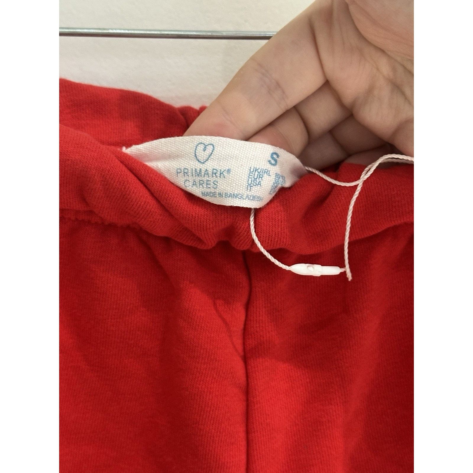 Primark Primark Women’s Red Shorts Elasticated Waist Size Small Size 26" / US 2 / IT 38 - 8 Thumbnail