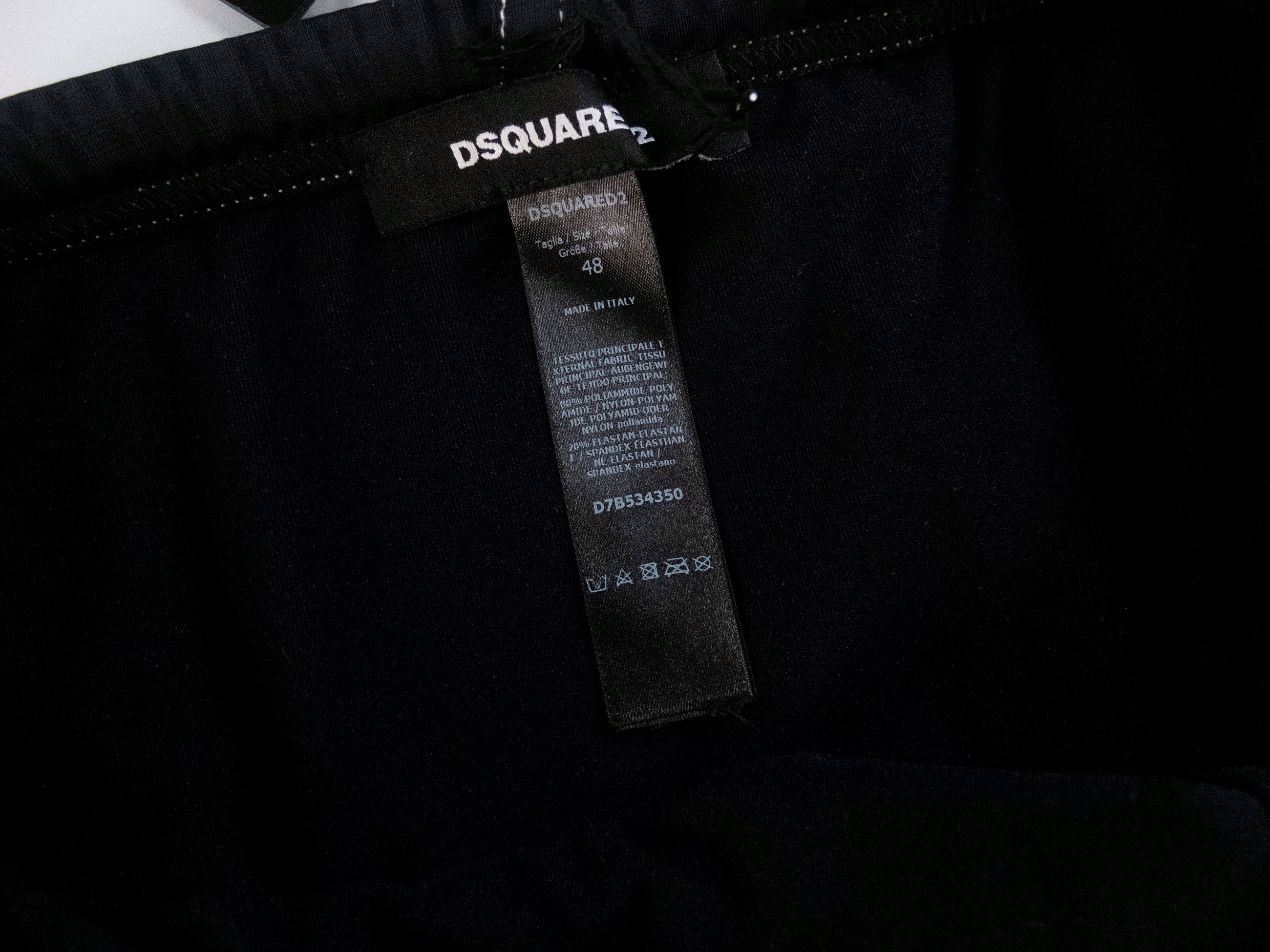 Dsquared2 DSQUARED2 black D2 logo print swim briefs 48 Medium Size US 32 / EU 48 - 5 Thumbnail