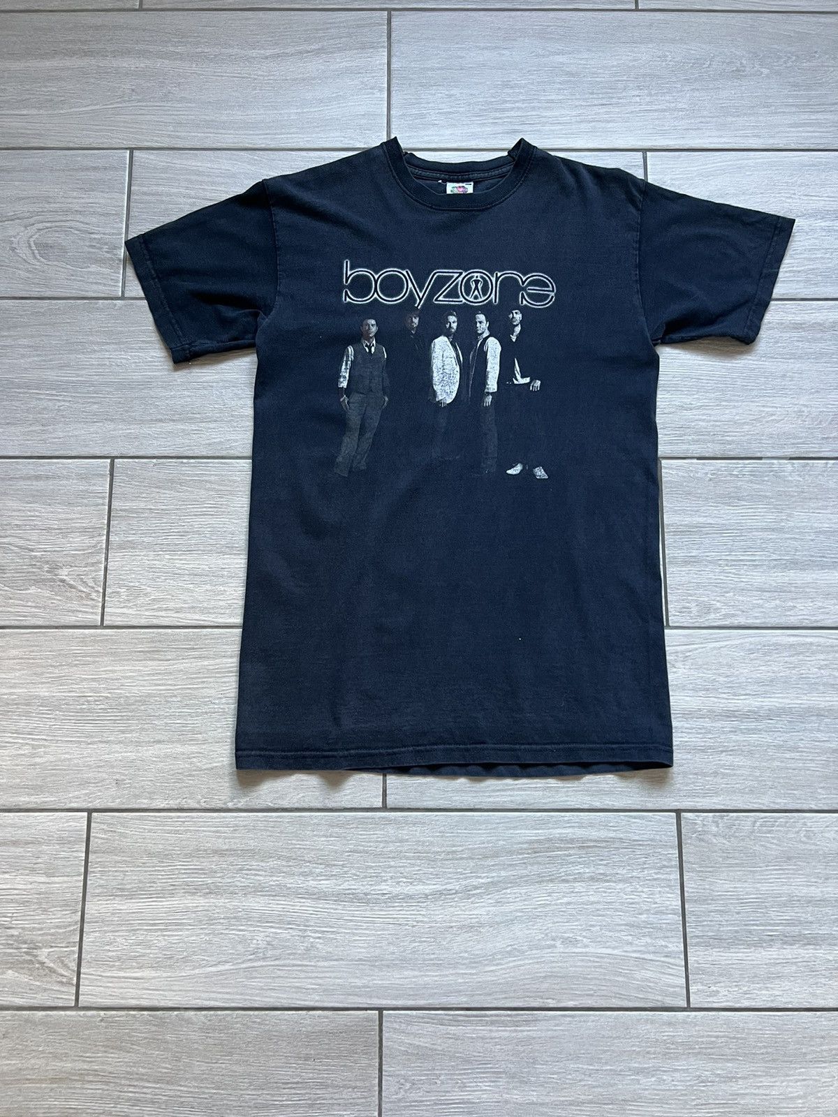 Band Tees Vintage Y2K Boyzone T-Shirt Live By Request Tour Tee Size US S / EU 44-46 / 1 - 2 Thumbnail