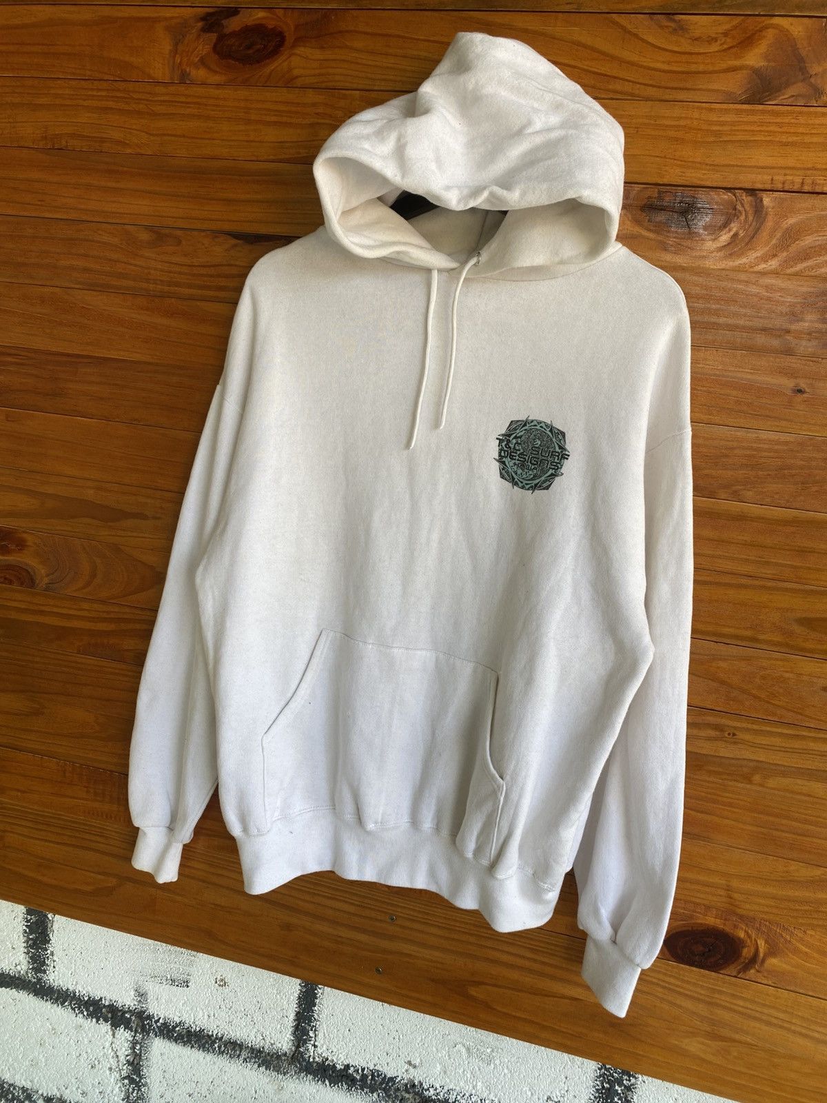 Vintage Vintage T&C Surf Designs Hawaii Hoodie Made in USA - White Size US L / EU 52-54 / 3 - 4 Thumbnail
