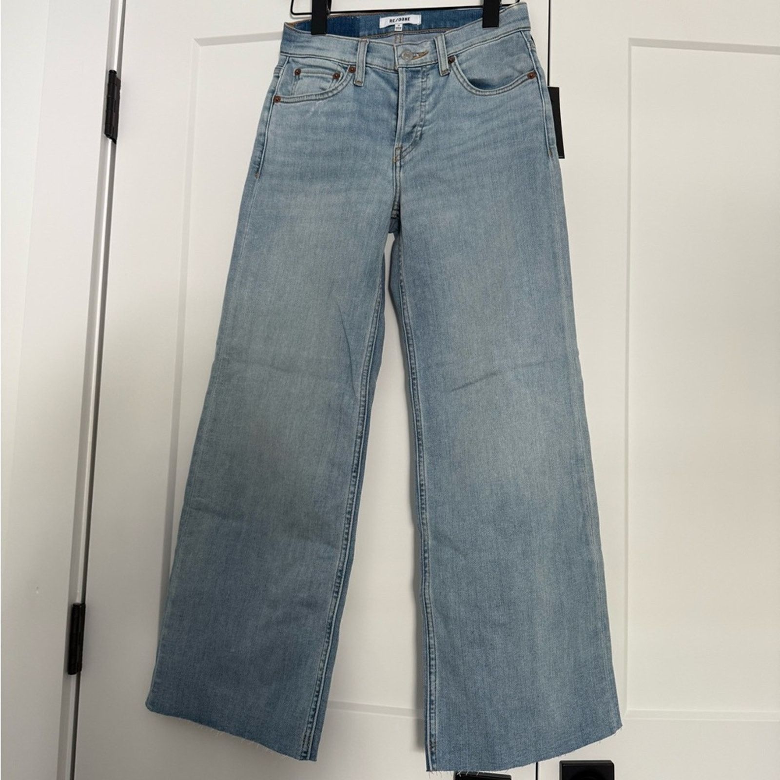 RE/DONE New re/done Mid Rise Wide Leg Crop - 23 - $295 Size 23" - 6 Thumbnail