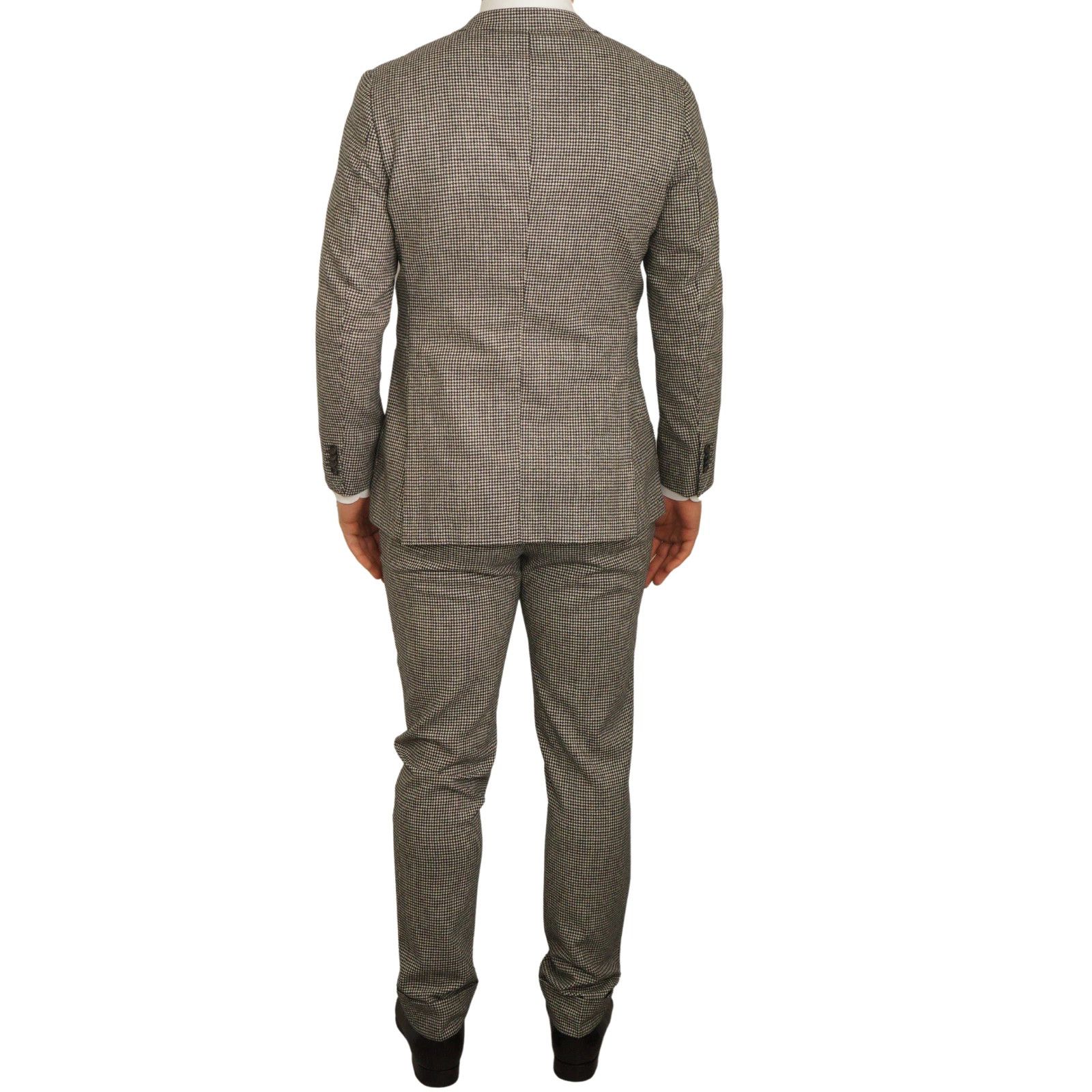 Suitsupply Men Suitsupply Suit Havana Grey Checked Wool & Cashmere US40 Size 40R - 3 Thumbnail