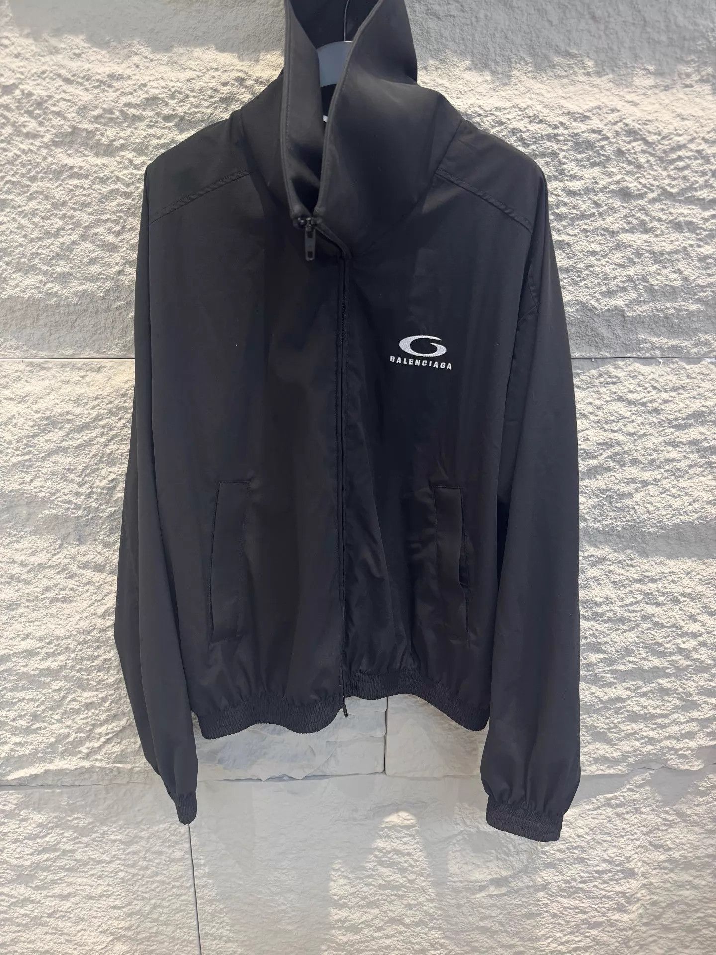 Balenciaga Balenciaga 25 High Collar Jacket Black Ring Logo Size XXS / US 00 / IT 34 - 6 Thumbnail