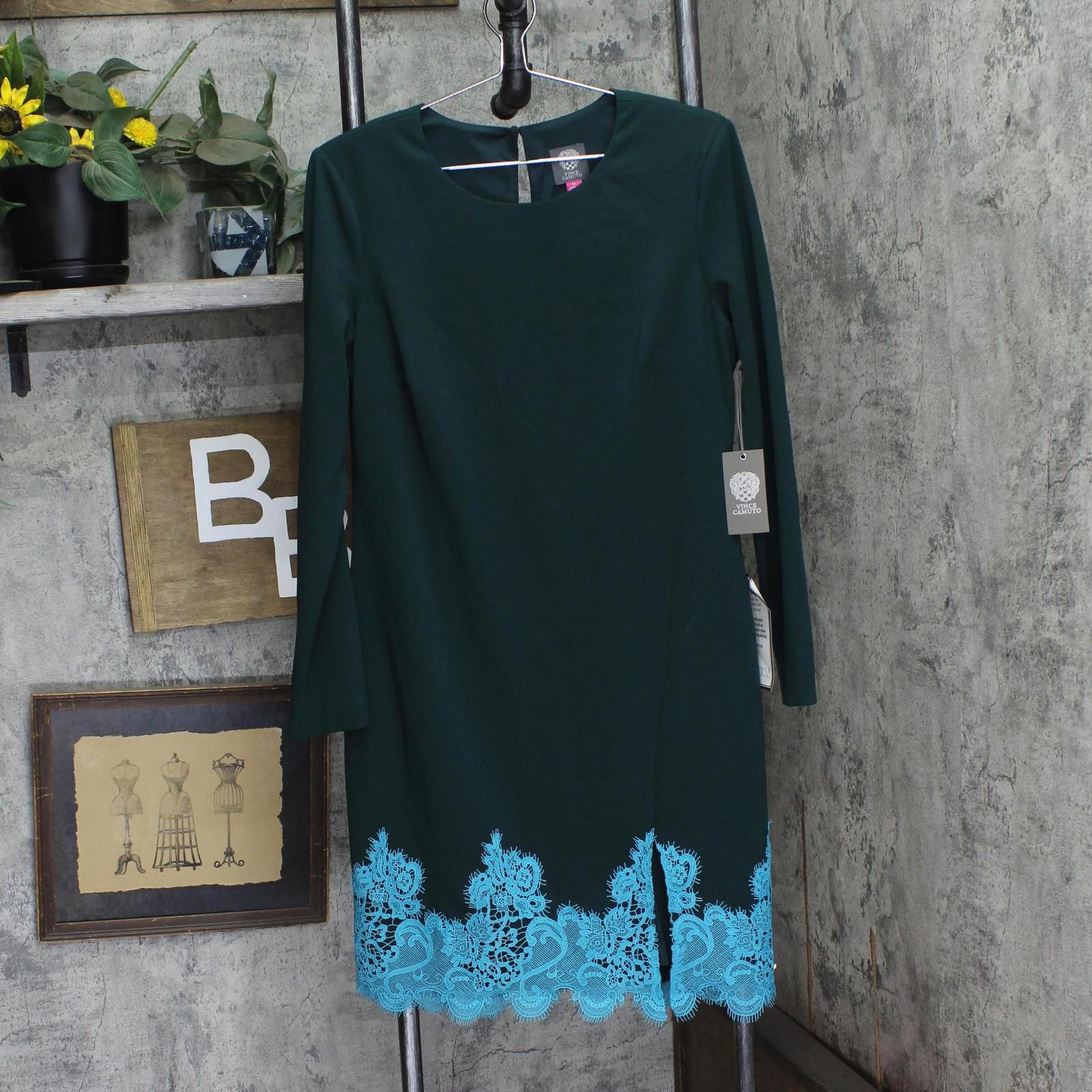 Vince Camuto Nwt Vince Camuto Bodycon Dress Vc4m5614 Hunter Green 14 Size XL / US 12-14 / IT 48-50 - 1 Thumbnail