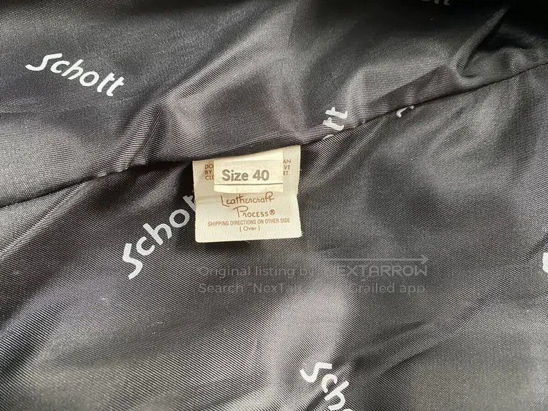 Schott Schott Straight stand-up collar leather jacket Size US XXS / EU 40 - 5 Thumbnail
