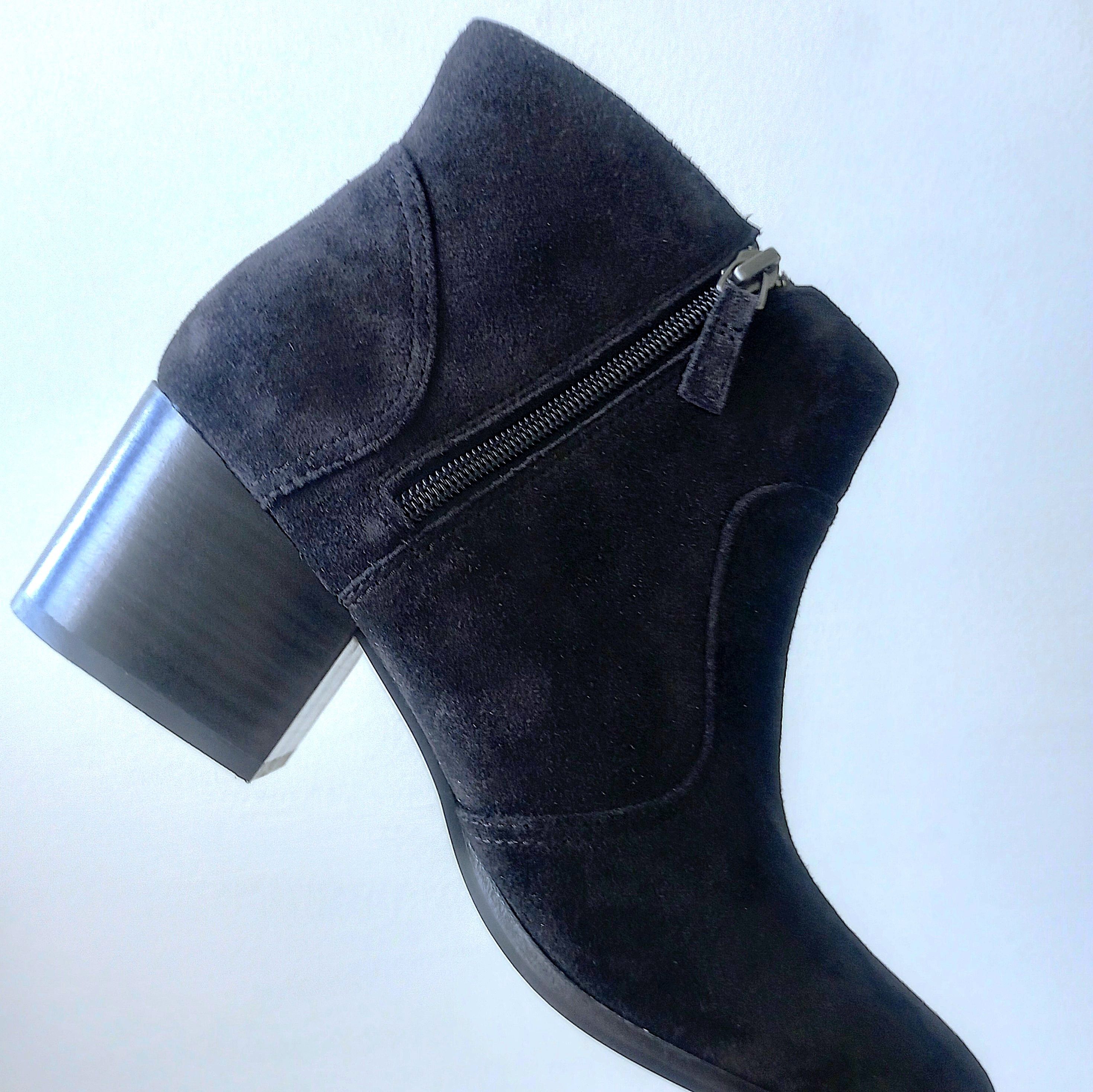Johnston & Murphy Johnston & Murphy Women's Trista Double-Zip Bootie in Black Size US 9 / IT 39 - 6 Thumbnail