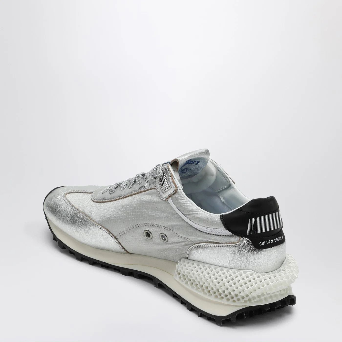 Golden Goose o1d2blof0426 Low-Top Sneakers in Silver Size US 8 / EU 41 - 4 Thumbnail