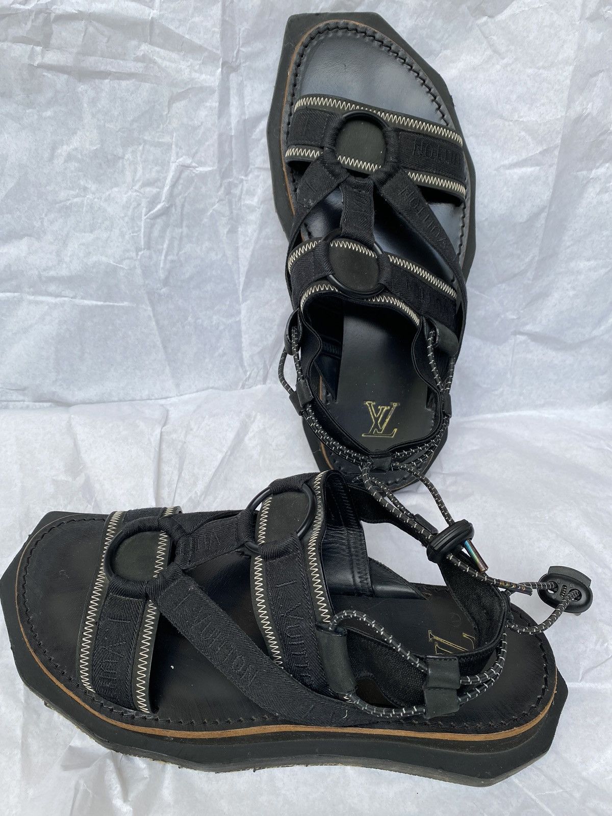Kim Jones × Louis Vuitton SS17 Bondage Seditionaries sandals Size US 7 / EU 40 - 2 Thumbnail