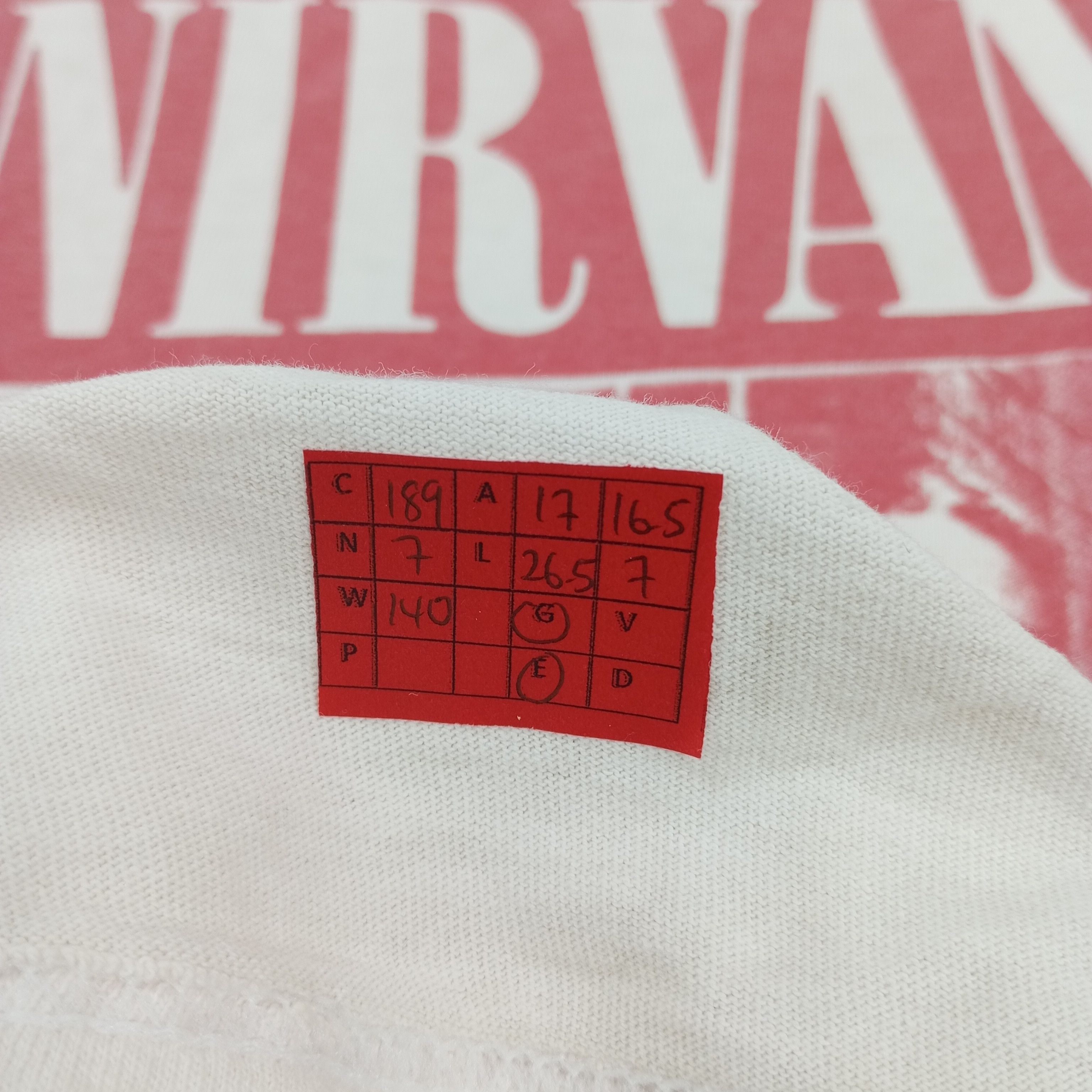 Band Tees × Nirvana × Vintage Nirvana Band Music Phototees Style Tshirt Streetwear Size US S / EU 44-46 / 1 - 15 Thumbnail